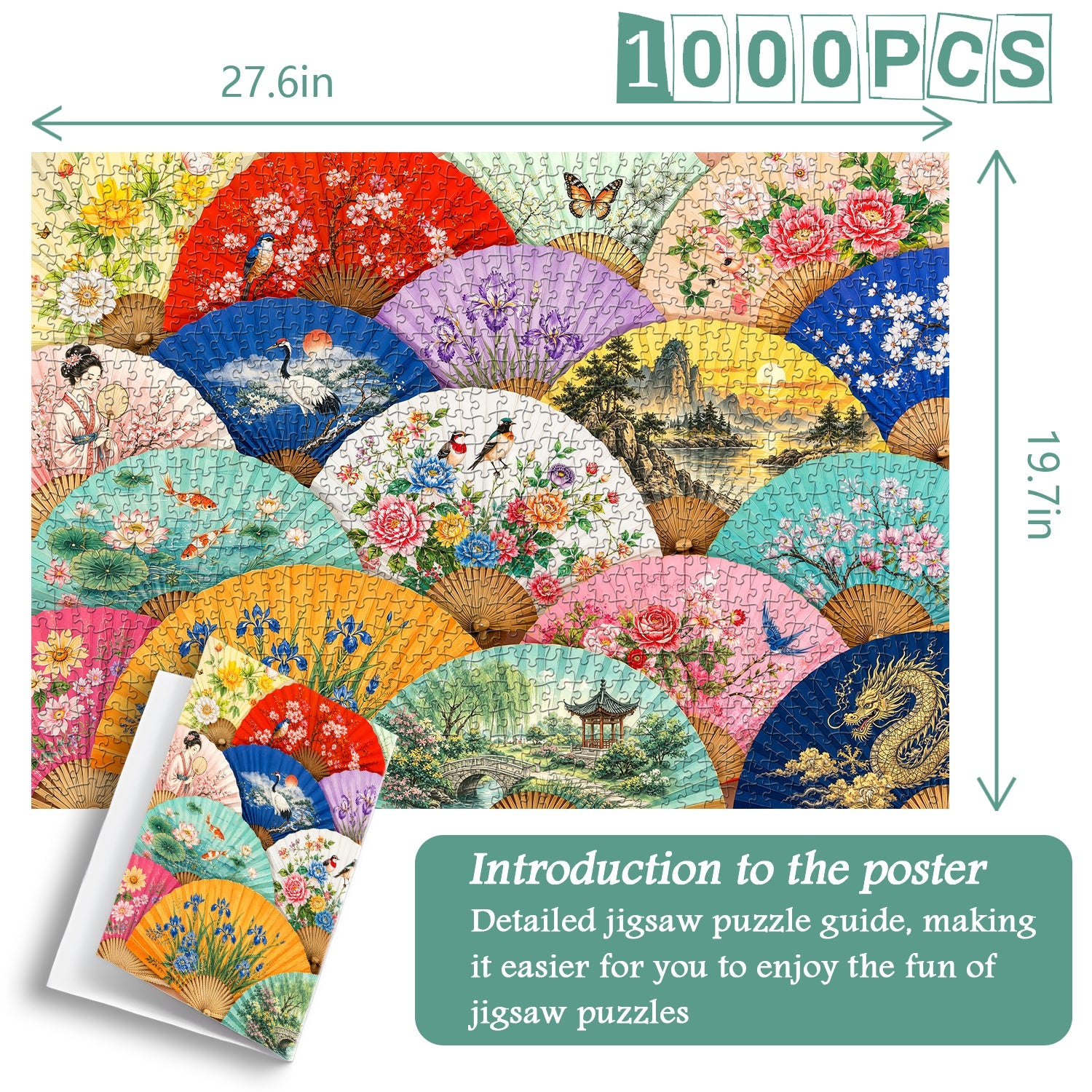 Fan Elegance Jigsaw Puzzle 1000 Piece