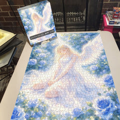 Azure Rose Angel Jigsaw Puzzle 1000 Piece