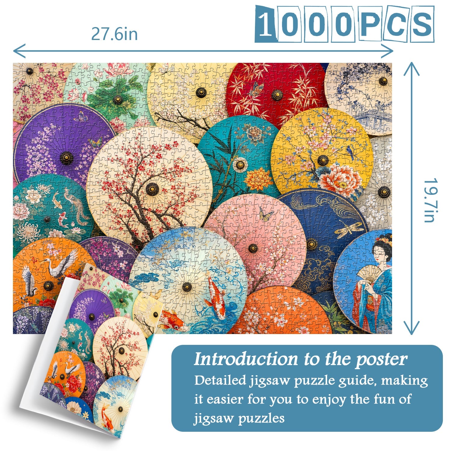 Umbrella Art Jigsaw Puzzle 1000 Piece