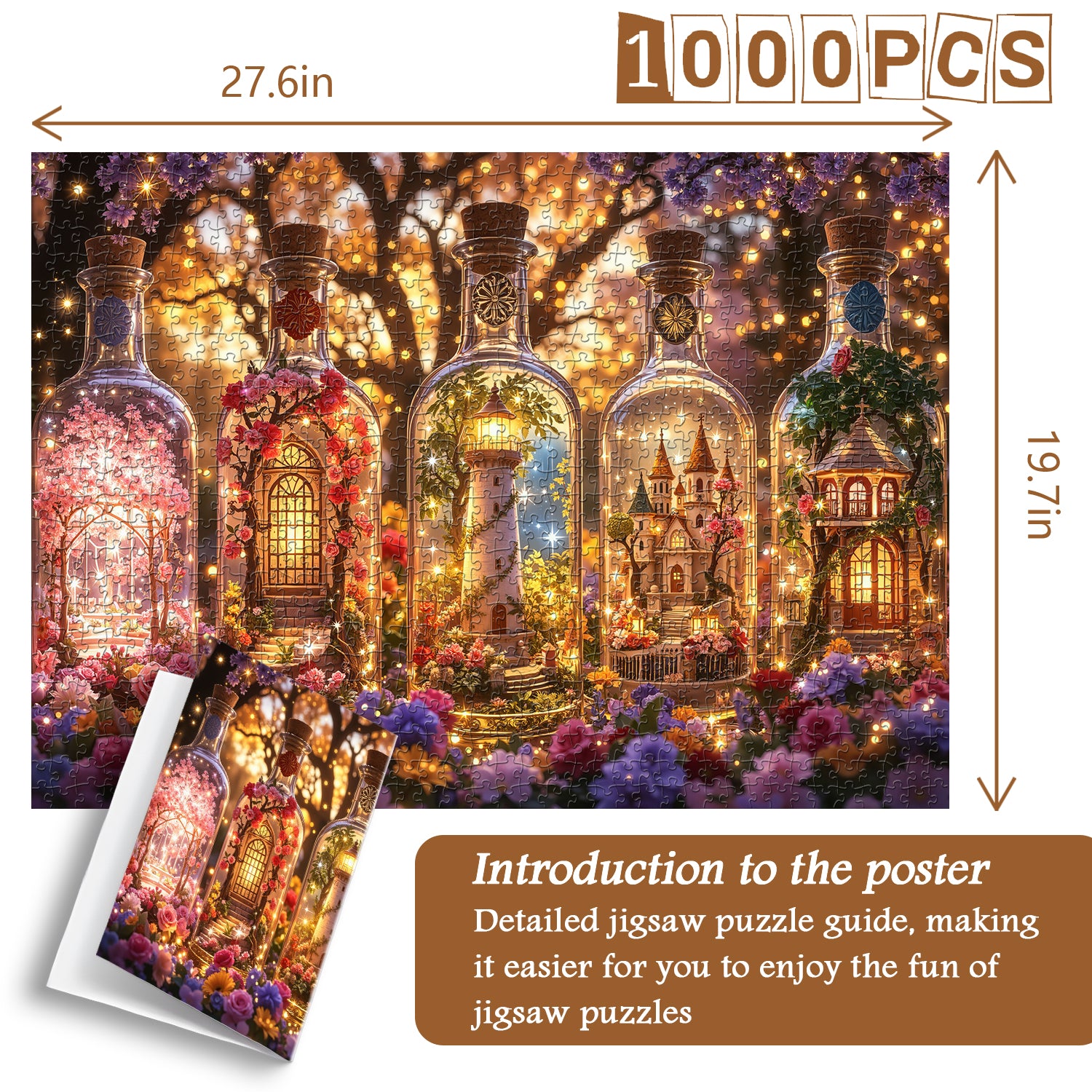 Enchanted Jars of Light Jigsaw Puzzle 1000 Pieces