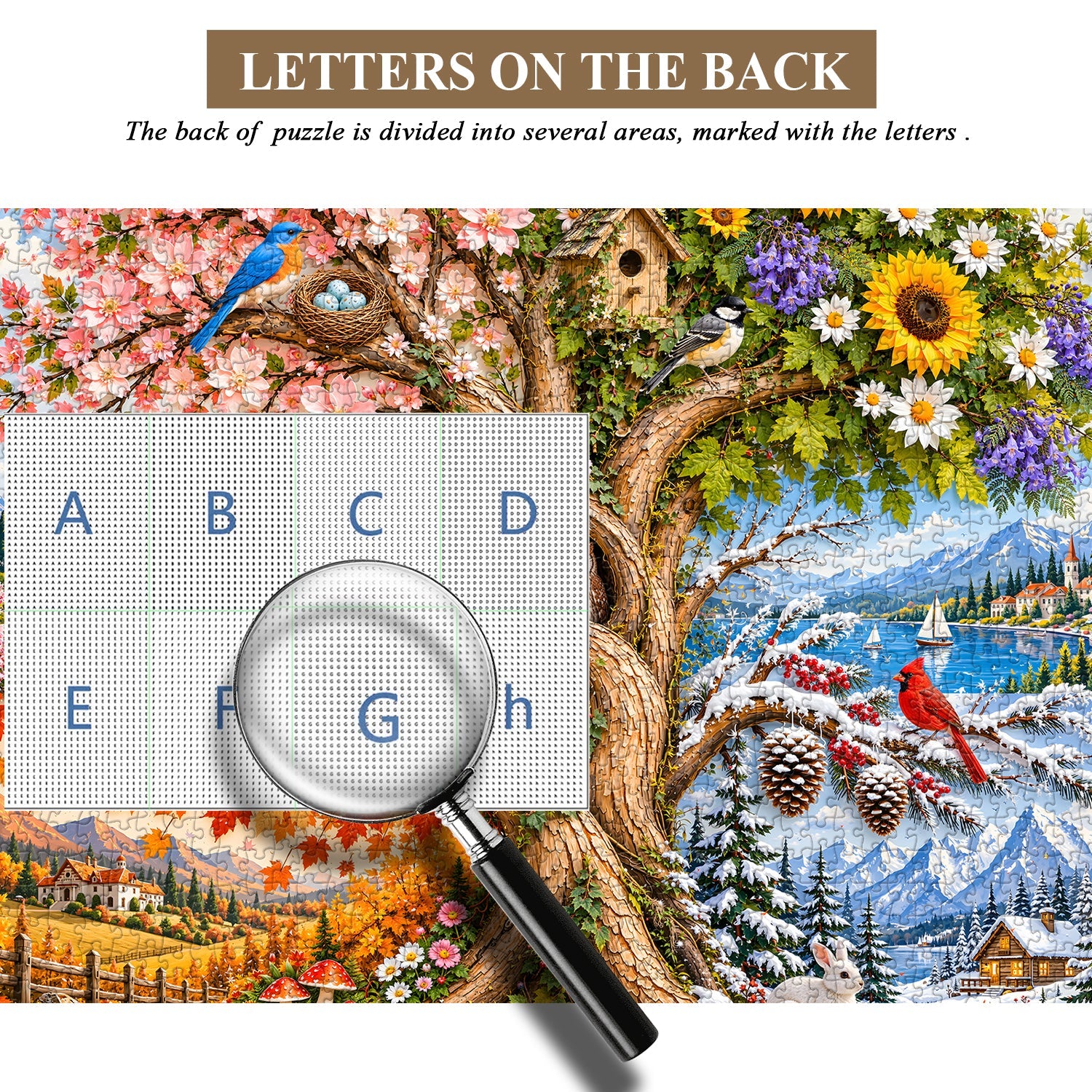 Tree of Seasons Jigsaw Puzzle 1000 Pieces