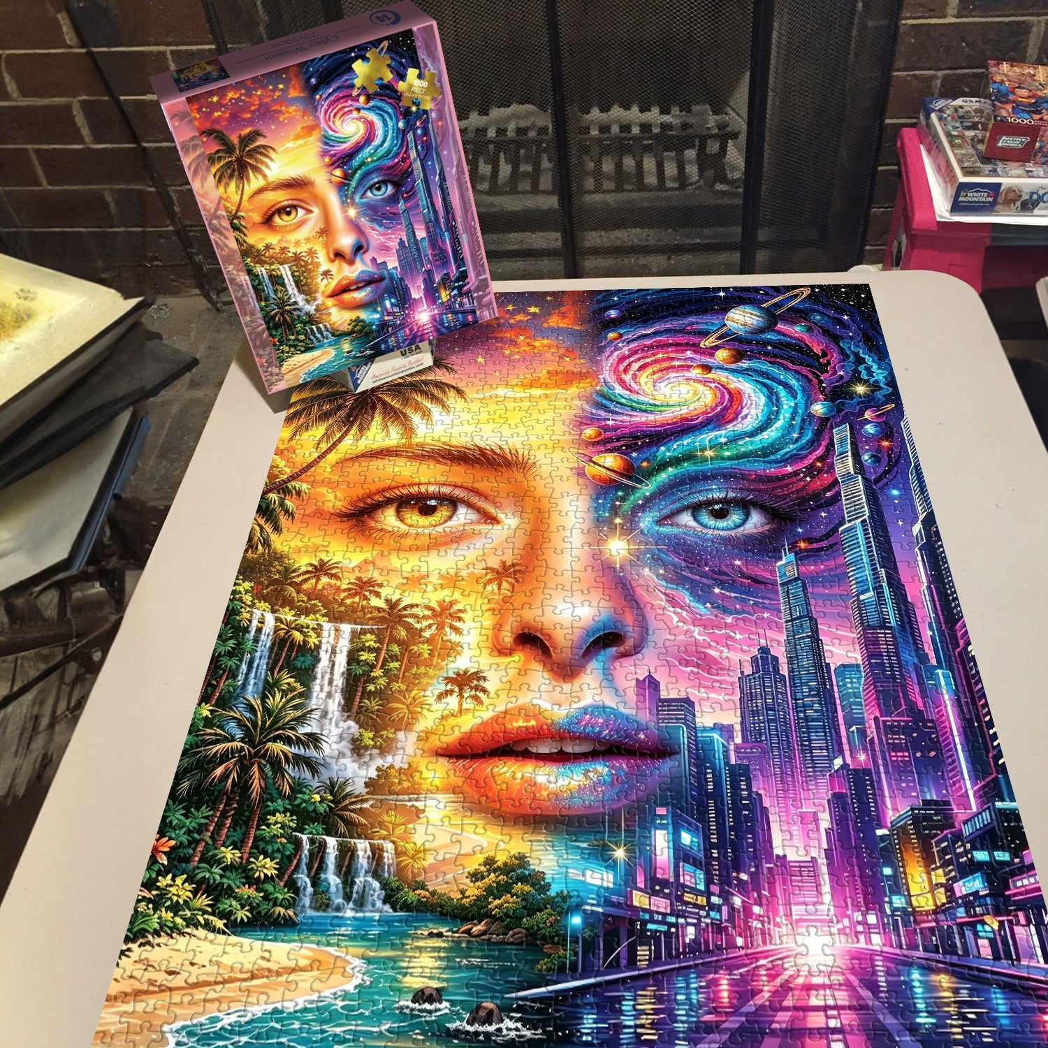 Cyber Woman Jigsaw Puzzle 1000 Pieces