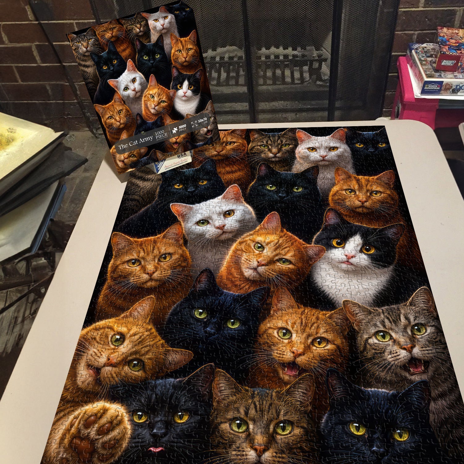 The Cat Army Jigsaw Puzzle 1000 Piece