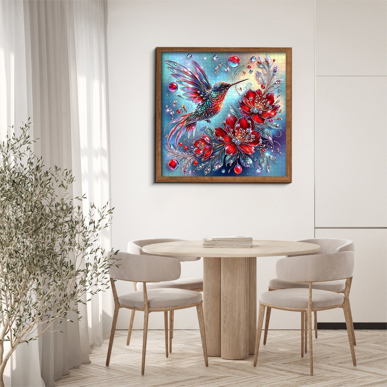 Gemstone Hummingbird Jigsaw Puzzle 1000 Pieces
