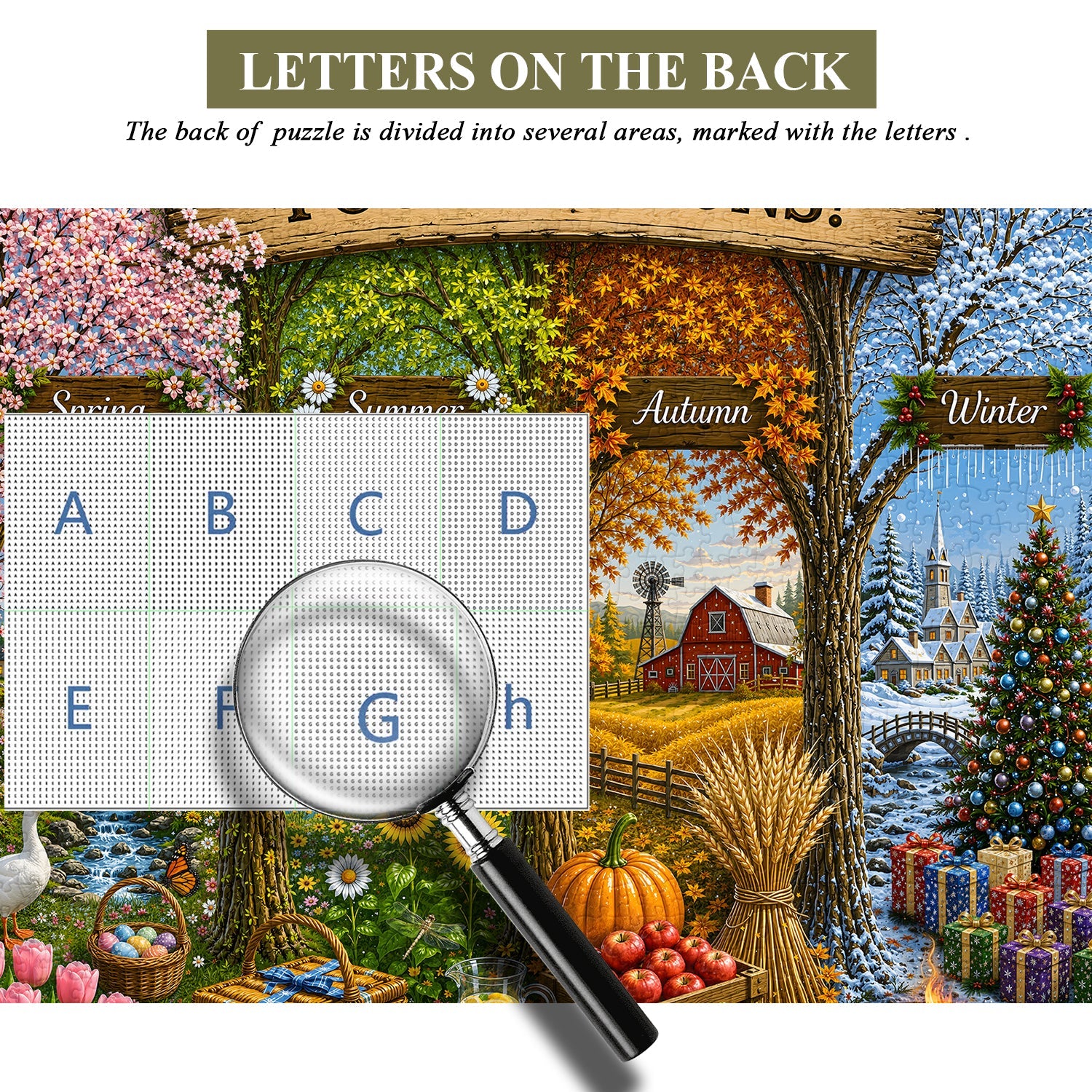 Four Seasons Beauty Puzzle 1000 Pieces
