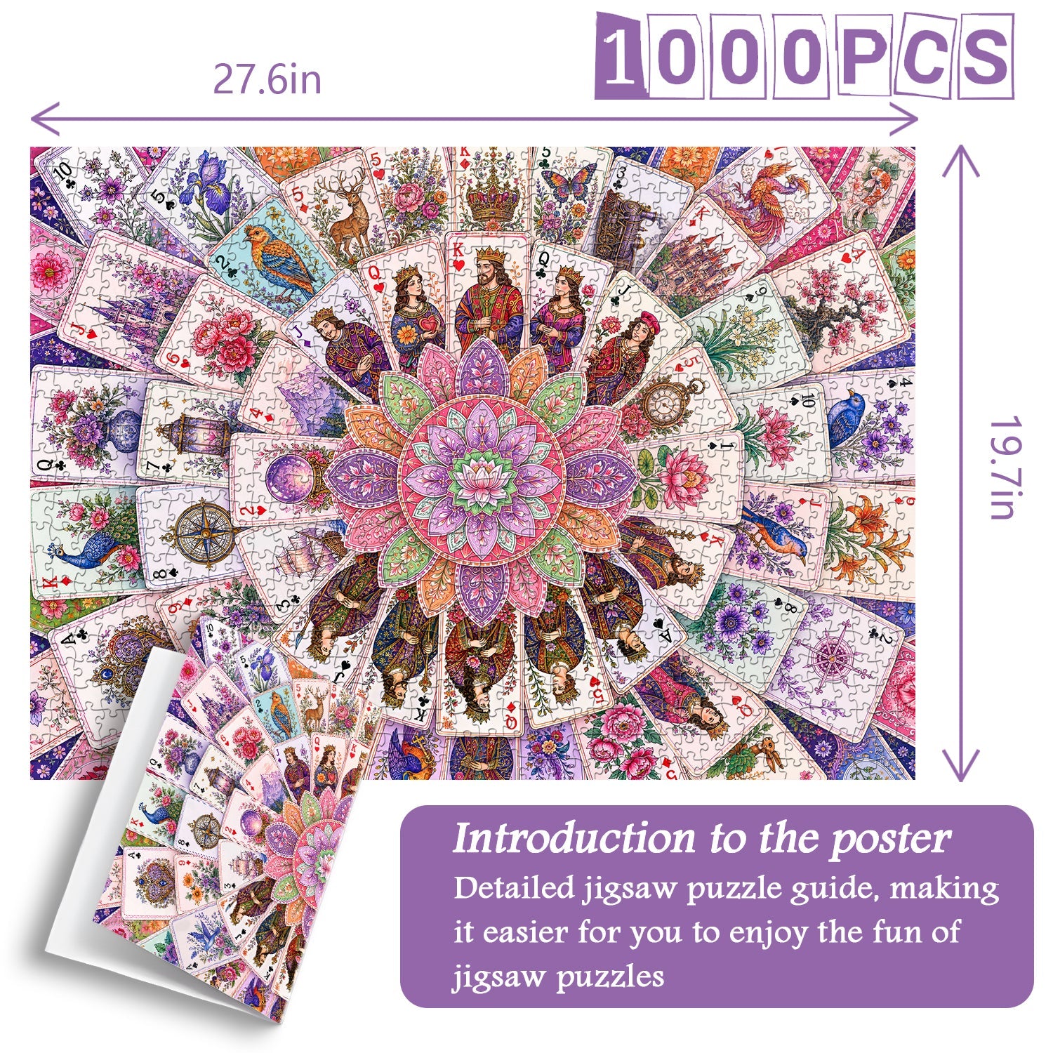Mandala Card Realm Jigsaw Puzzle 1000 Piece