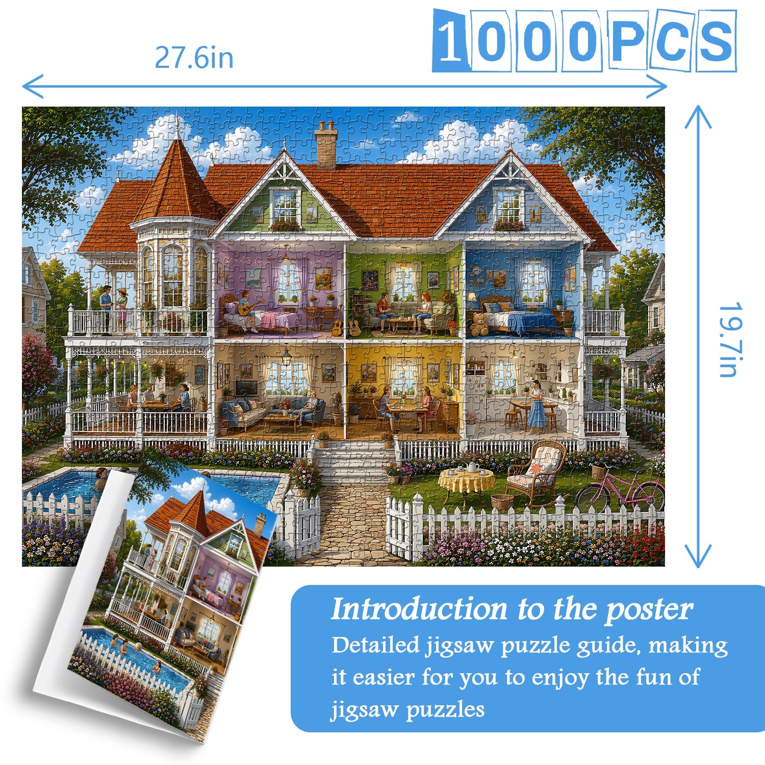 Warm Homestead Jigsaw Puzzle 1000 Piece