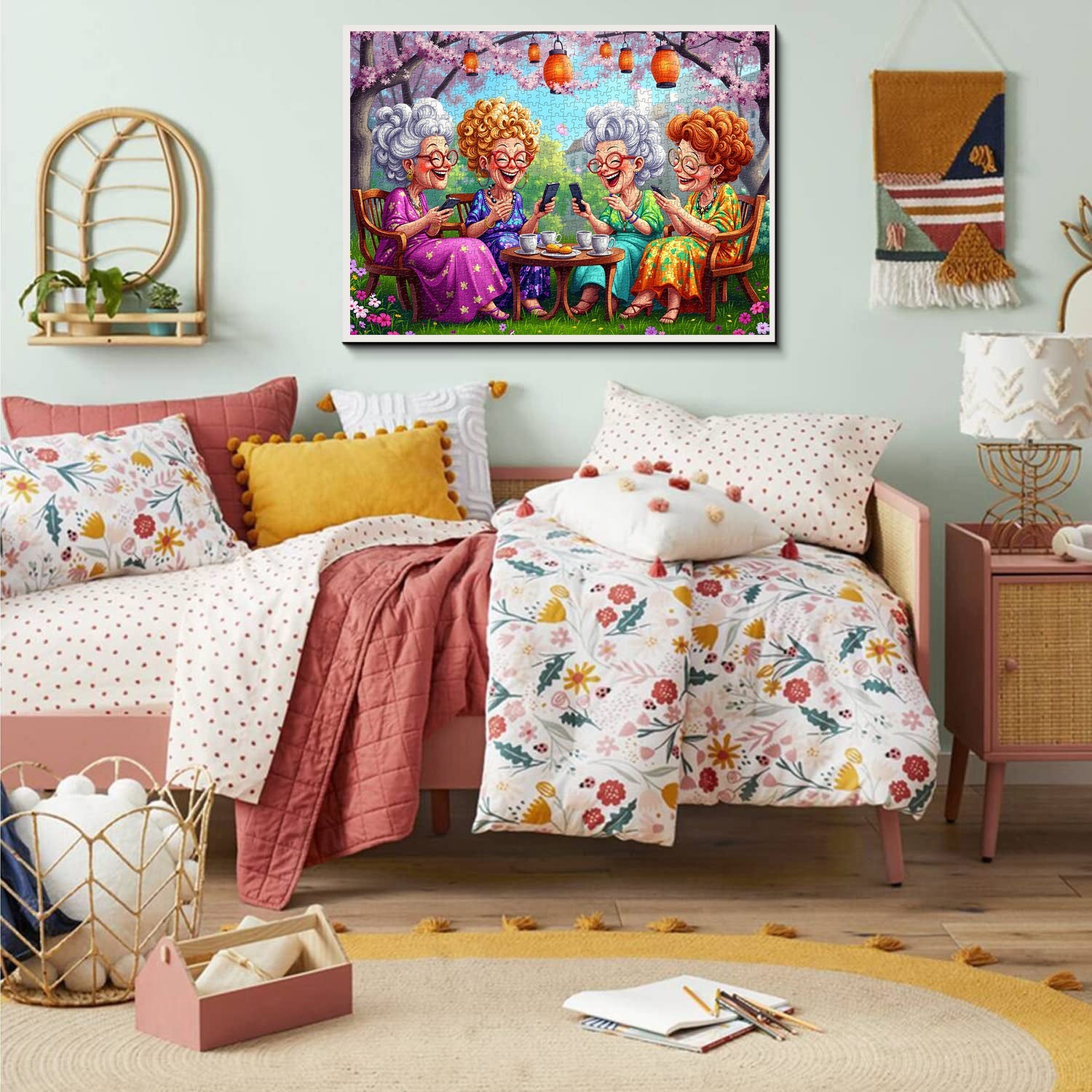 Grandmas' Digital Party Jigsaw Puzzle 1000 Pieces