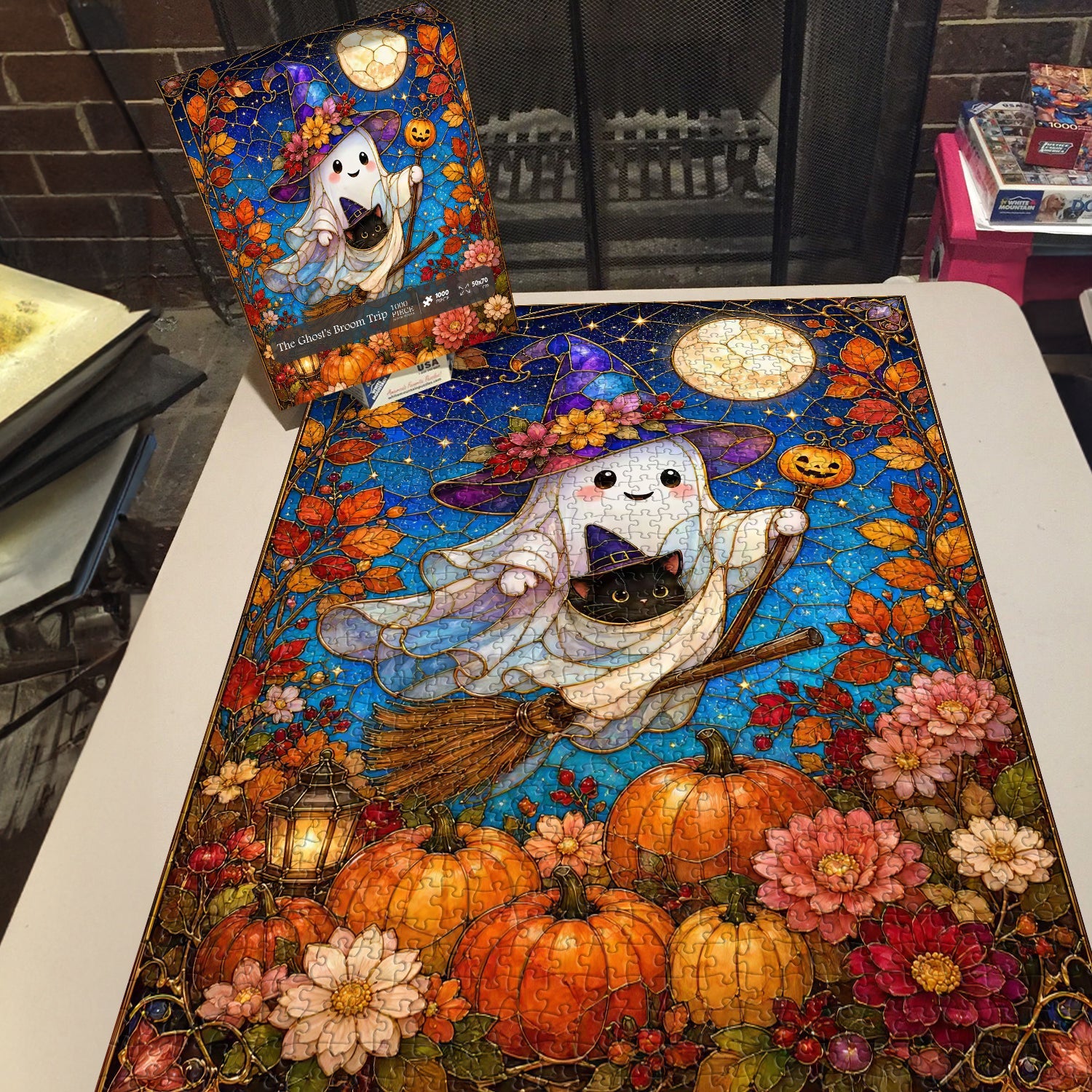 The Ghost's Broom Trip Jigsaw Puzzle 1000 Pieces