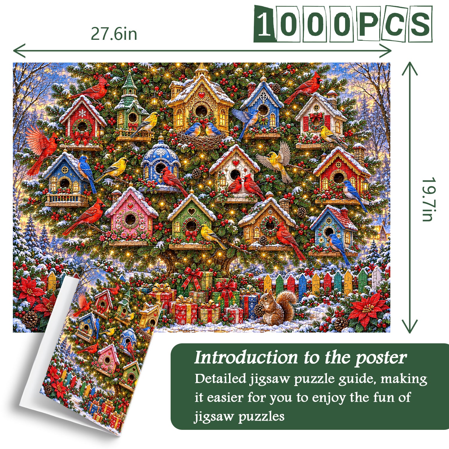 A Tree Full of Christmas Joy Jigsaw Puzzle 1000 Piece