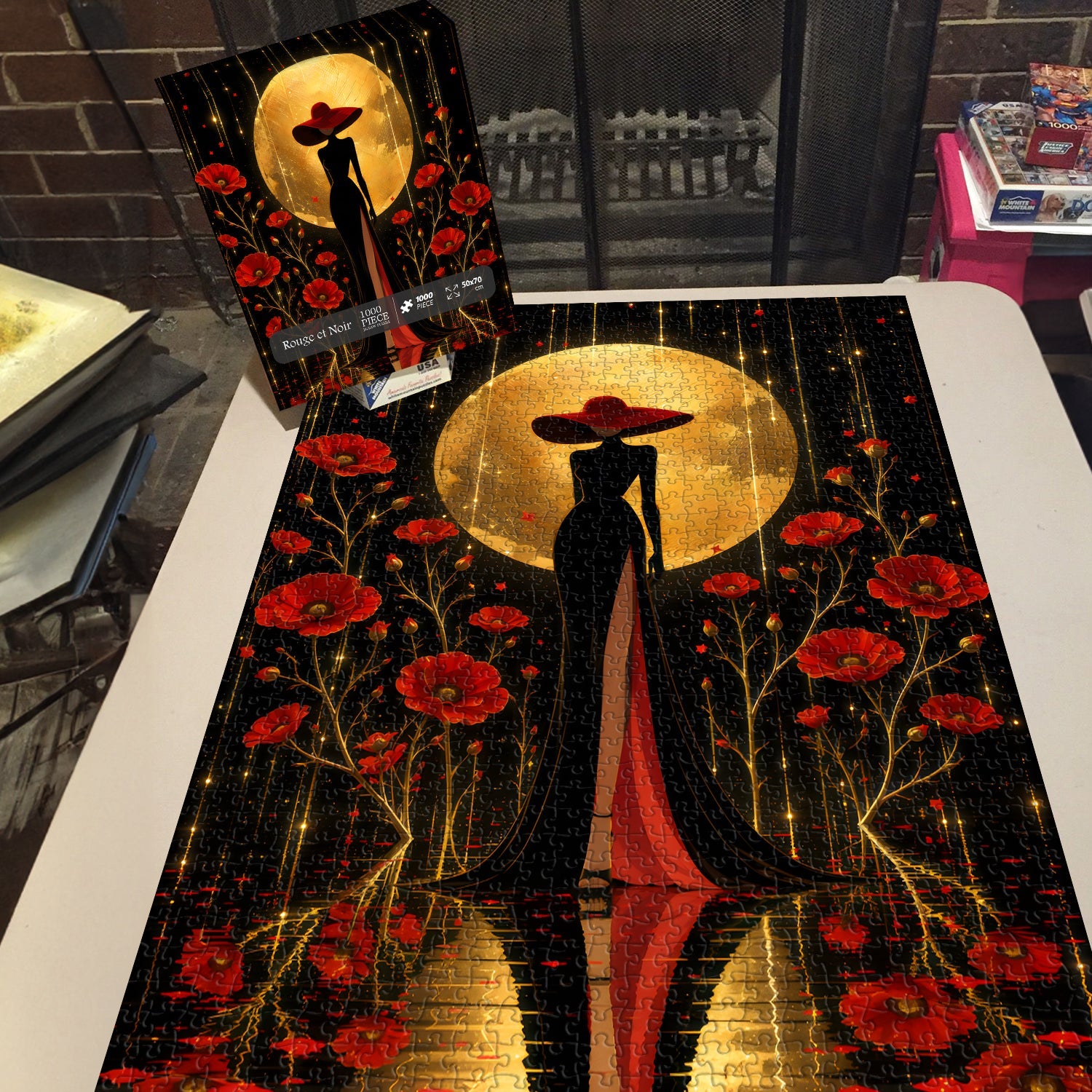Rouge et Noir Jigsaw Puzzle 1000 Piece