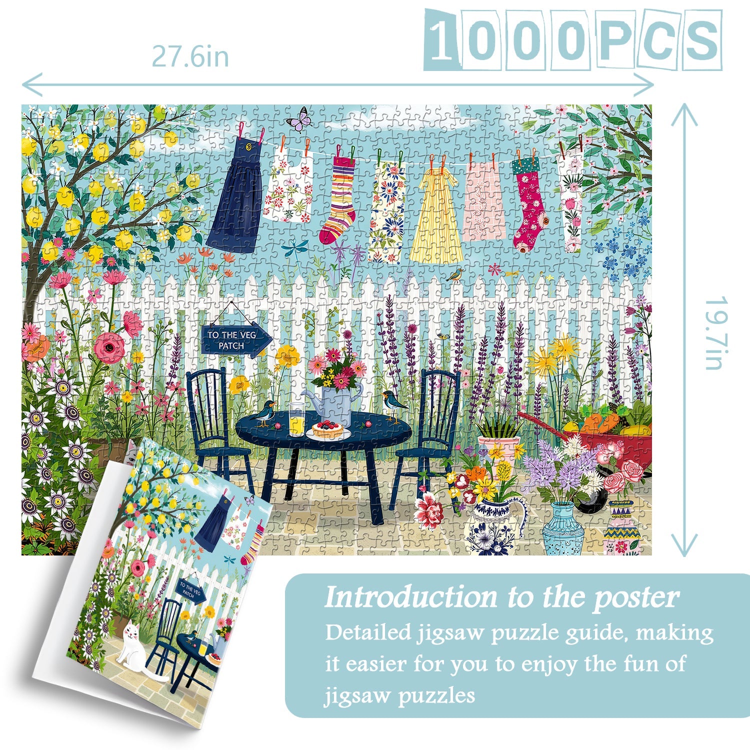 Spring Yard Jigsaw Puzzle 1000 Pieces