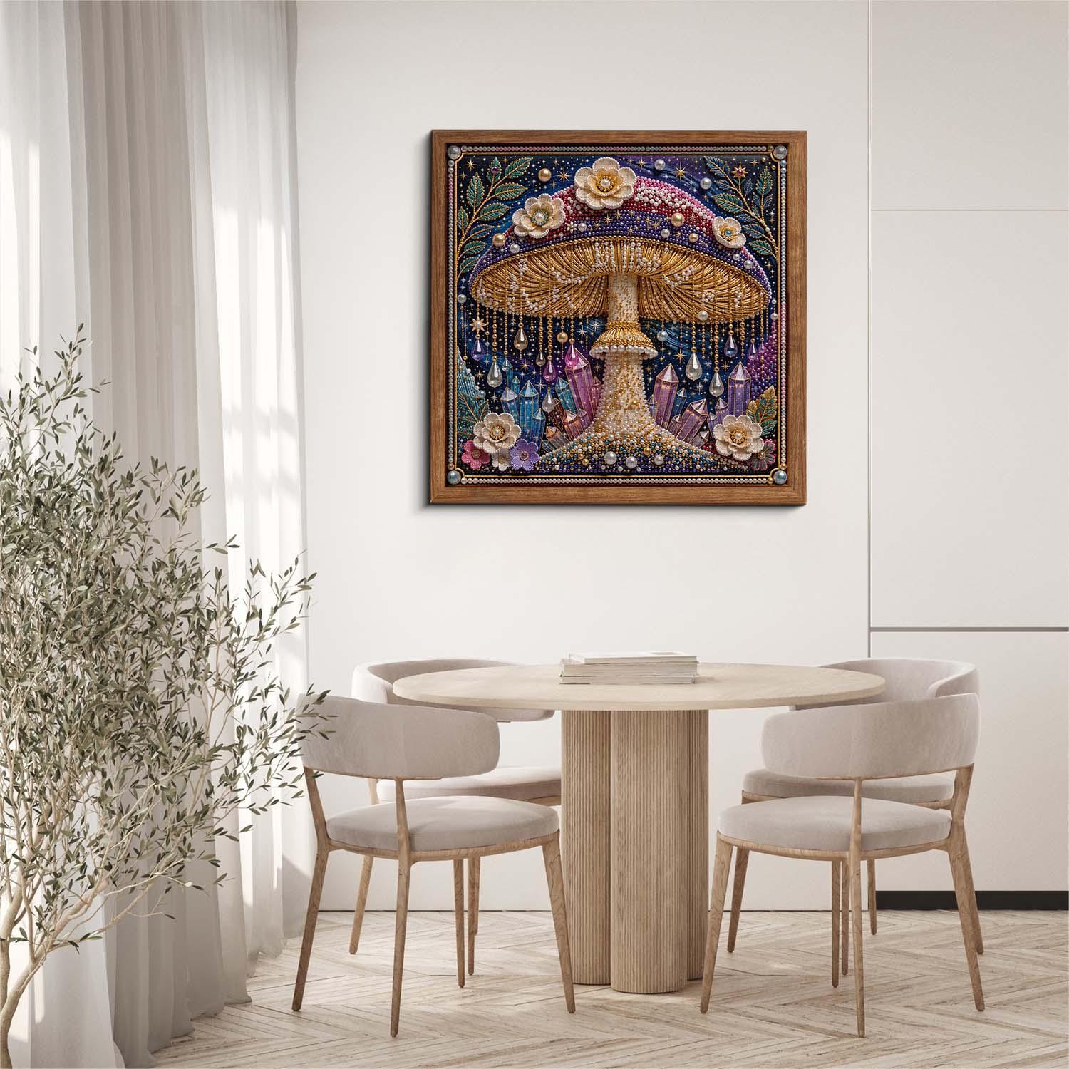 Beaded Mushroom Jigsaw Puzzle 1000 Piece