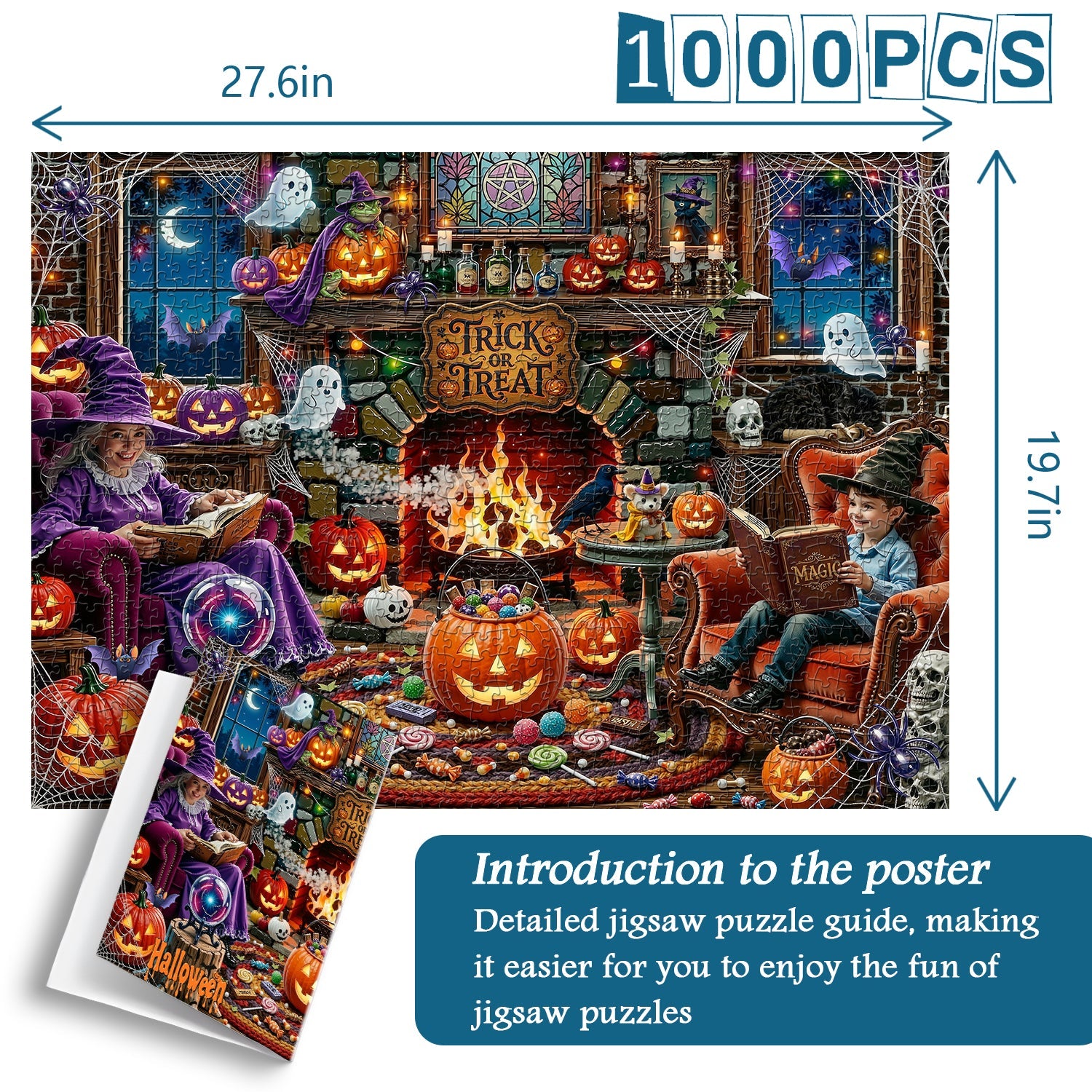 Halloween Hearth Jigsaw Puzzle 1000 Pieces