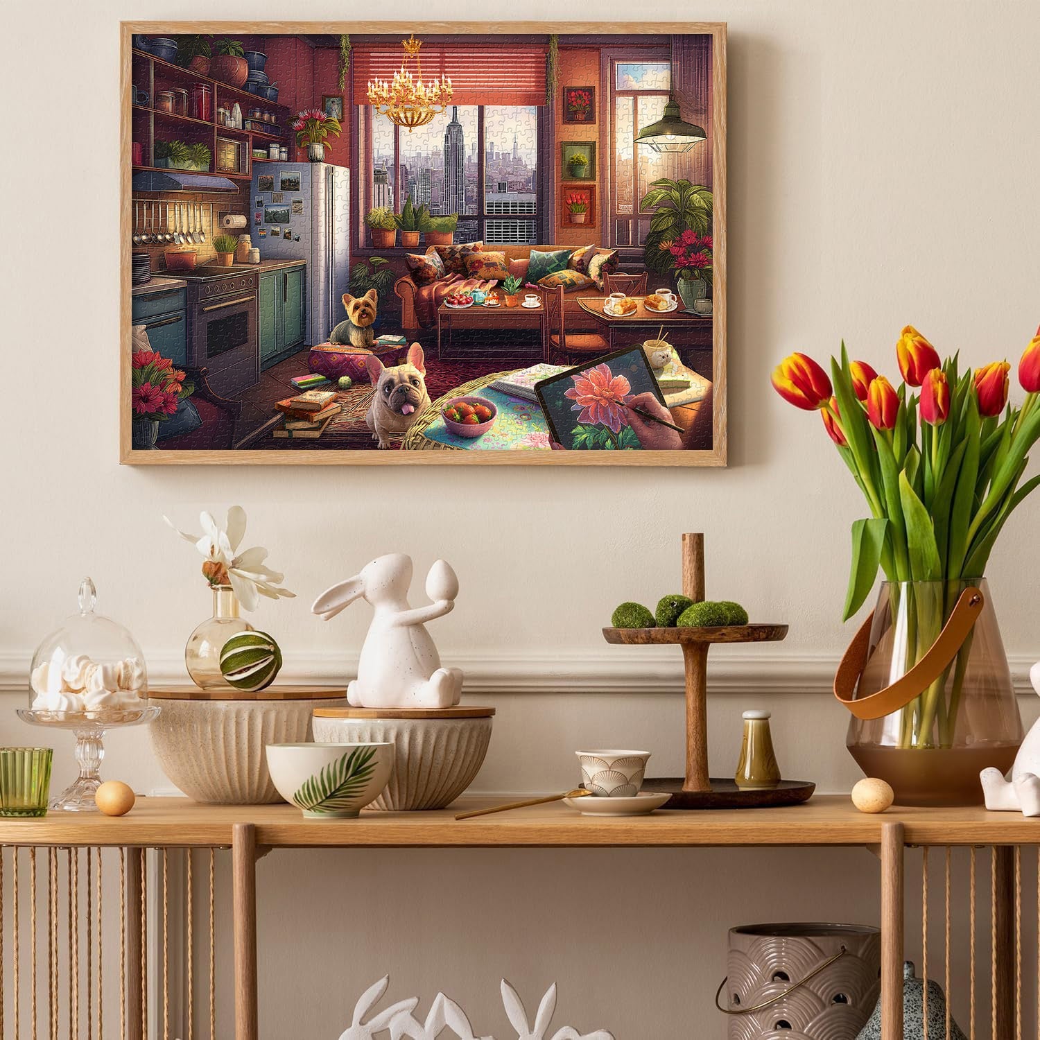 Urban Warm Home Jigsaw Puzzle 1000 Pieces