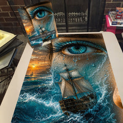 Sailing the Sea of Tears Jigsaw Puzzle 1000 Pieces