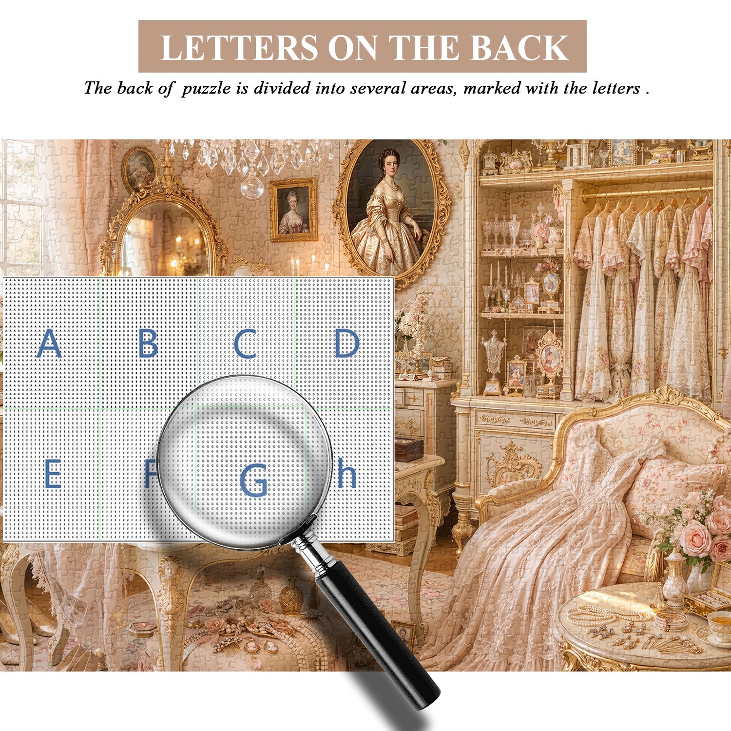 Gilded Lady’s Chamber Jigsaw Puzzle 1000 Piece