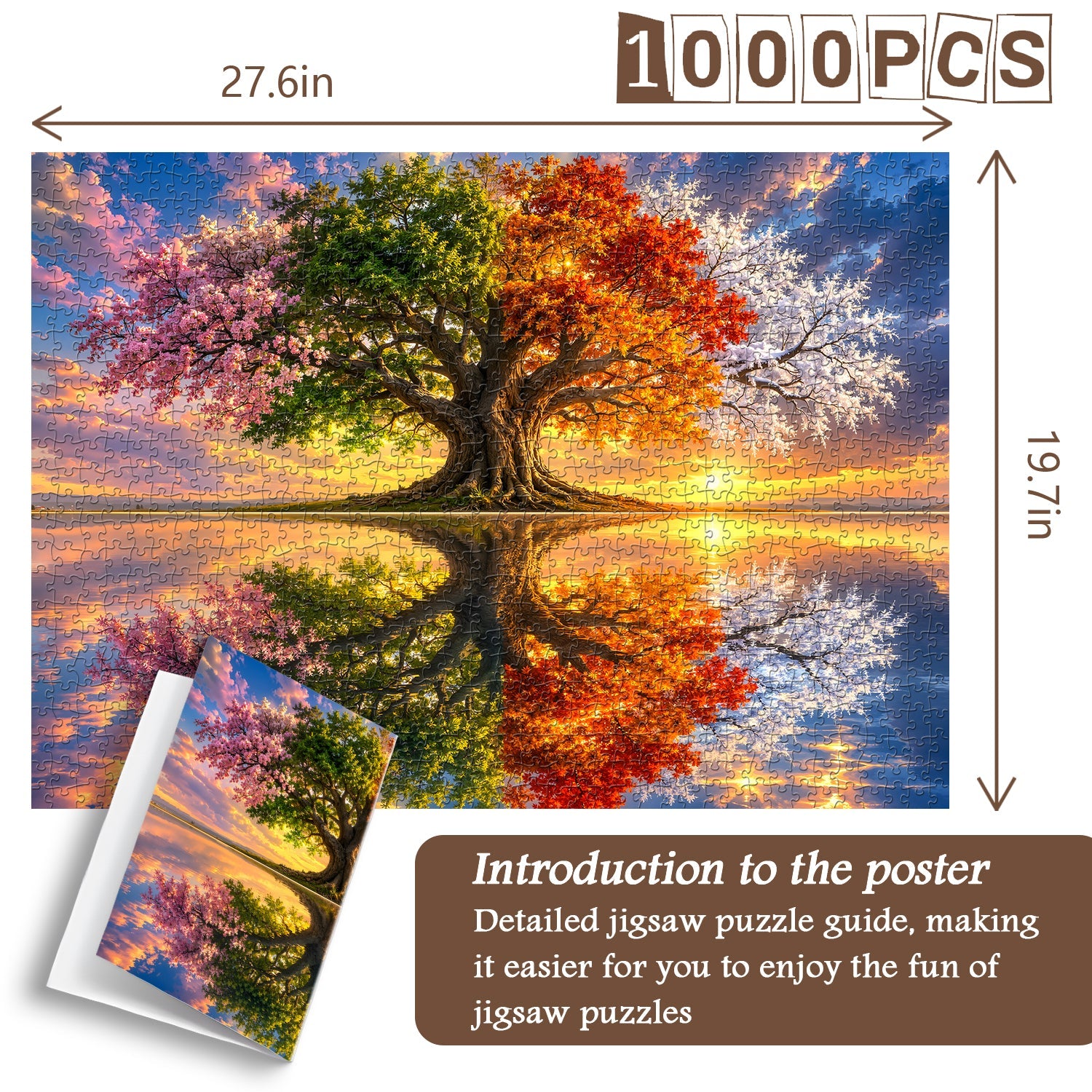 Twin Season Tree Jigsaw Puzzle 1000 Piece