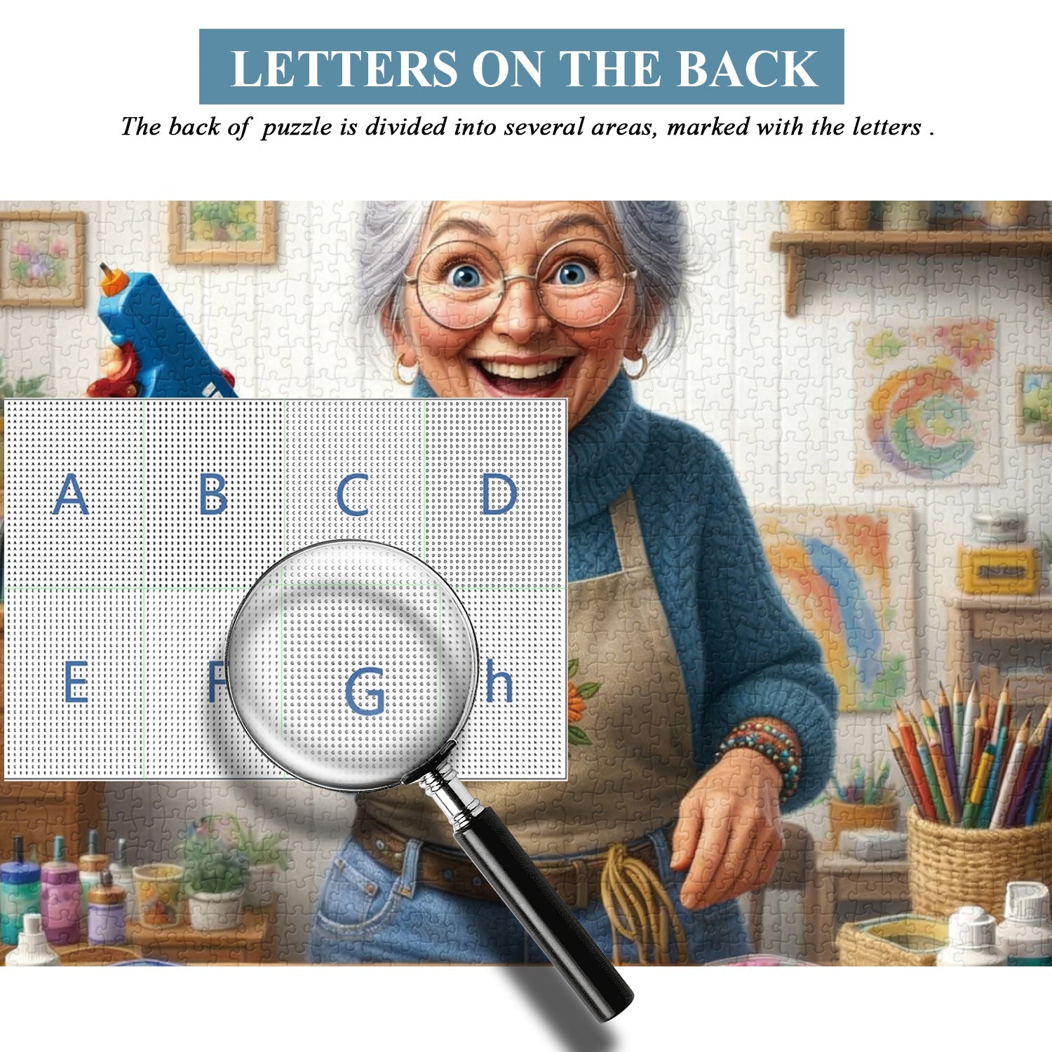 Creative Grandma Jigsaw Puzzle 1000 Pieces