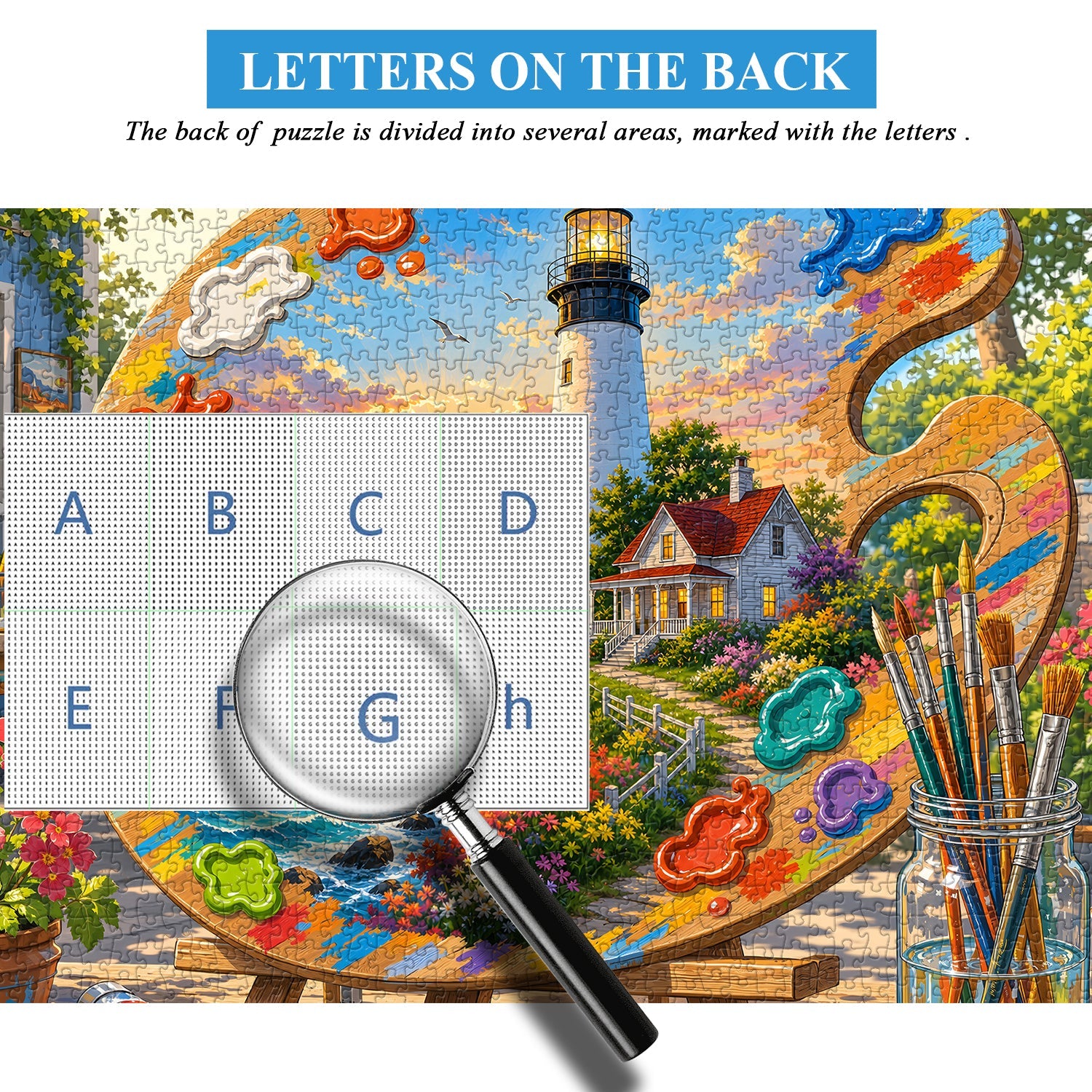 Lighthouse Art  Jigsaw Puzzle 1000 Piece