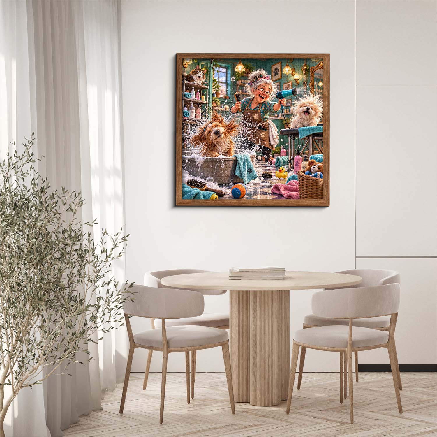 Bath Time Mayhem Jigsaw Puzzle 1000 Piece