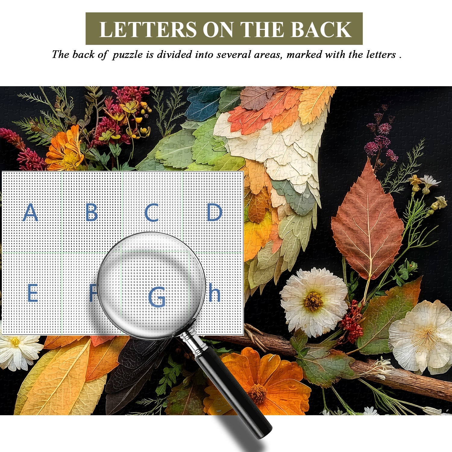 Leaf & Hummingbird Jigsaw Puzzle 1000 Pieces