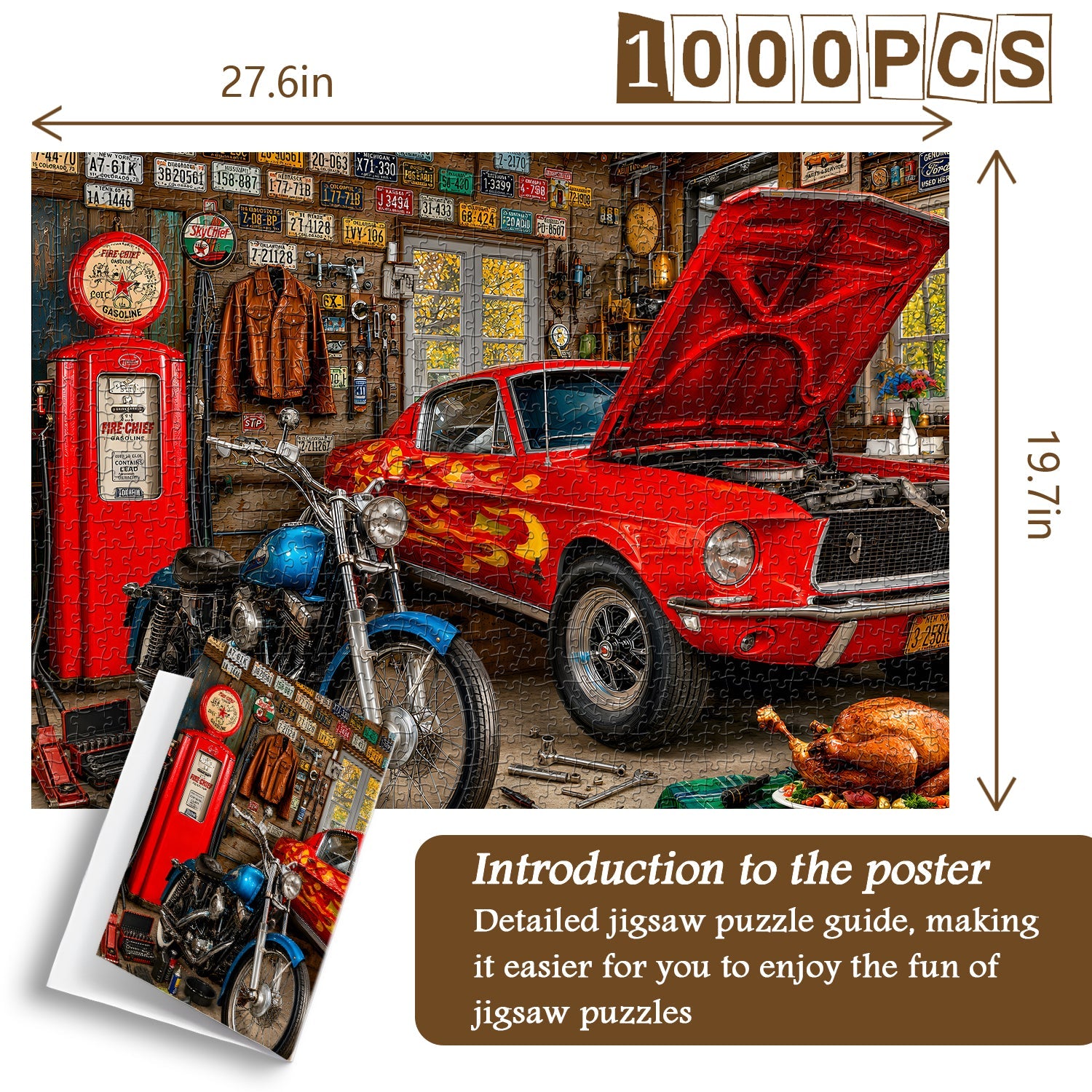 Retro Garage Jigsaw Puzzle 1000 Piece