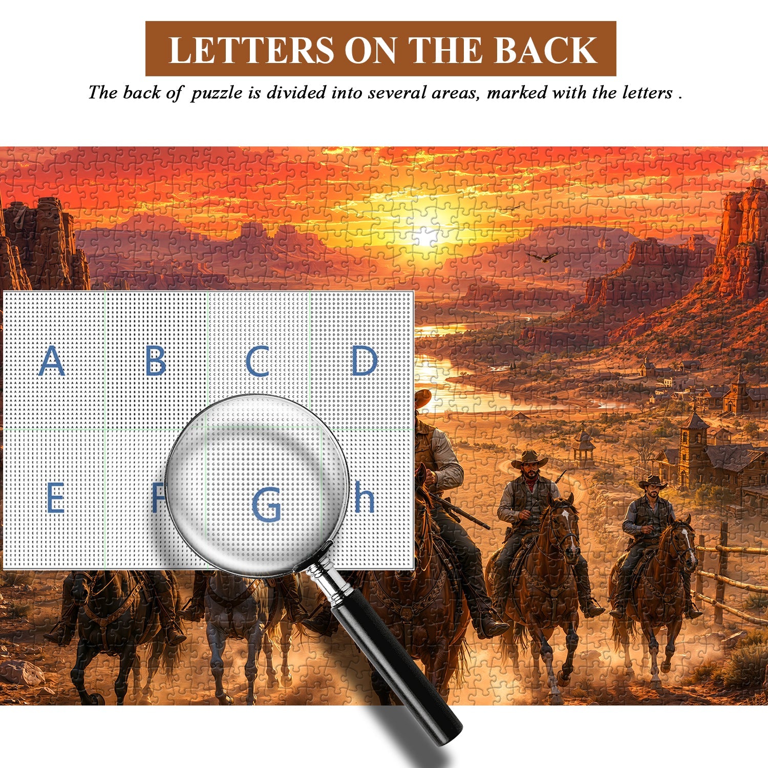 Canyon Riders Jigsaw Puzzle 1000 Piece