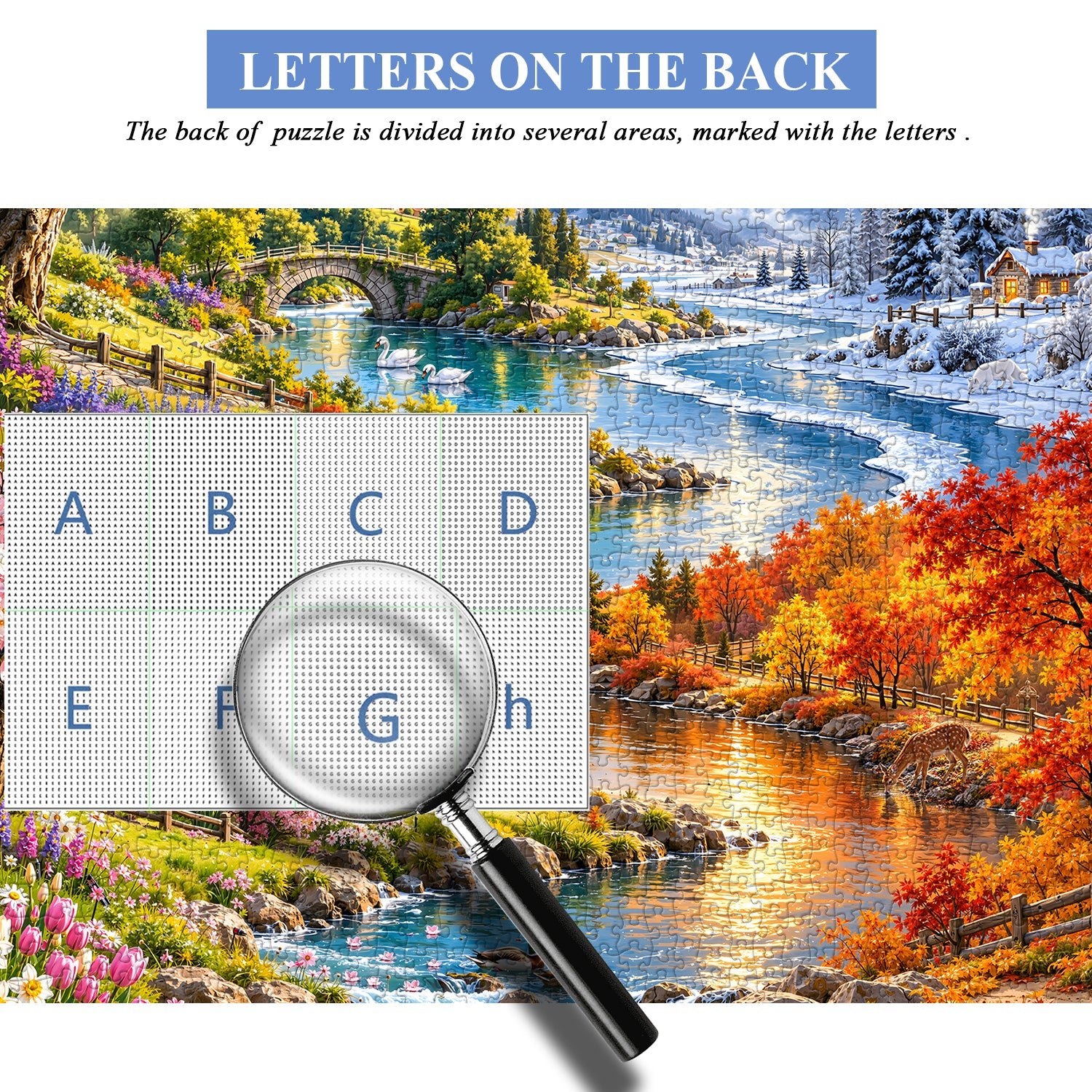 Four Seasons Valley Jigsaw Puzzle 1000 Pieces