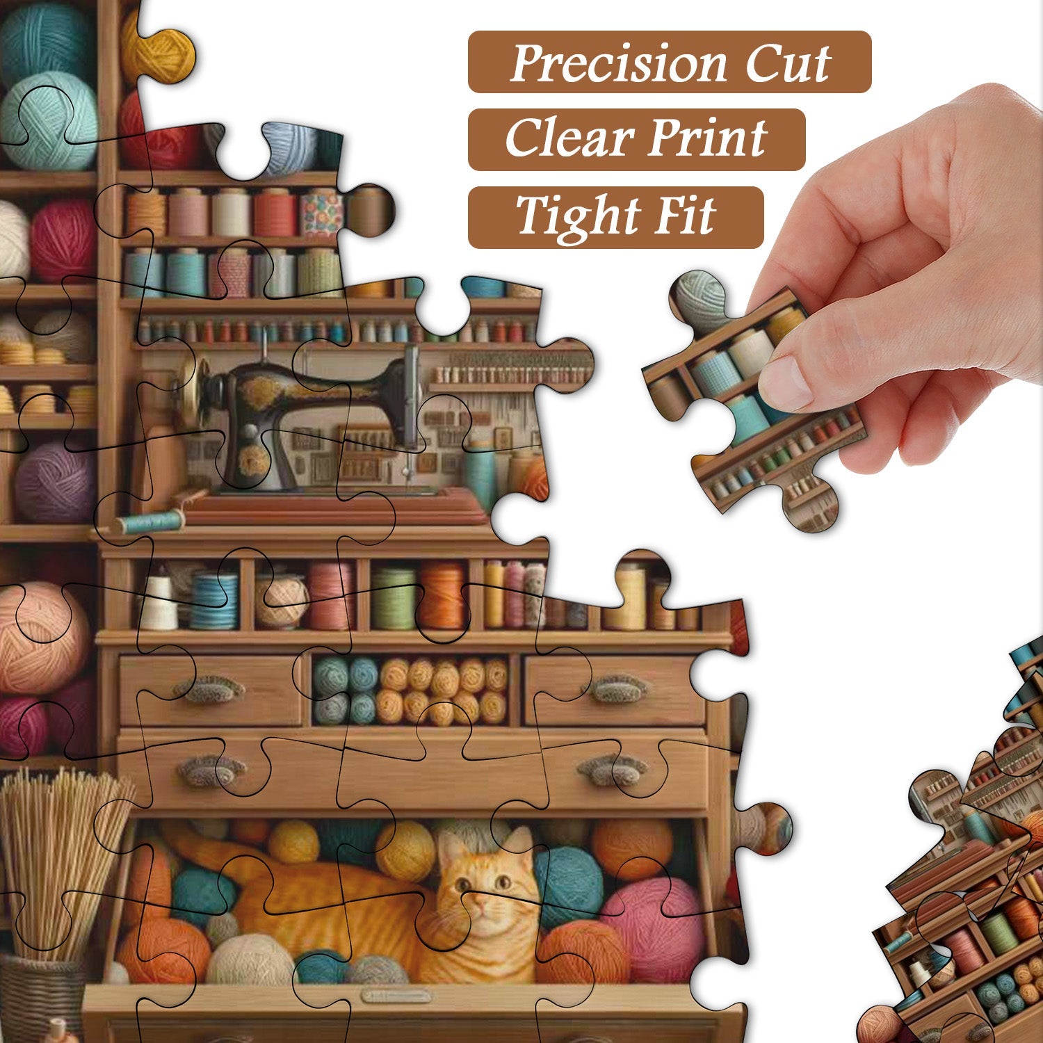 The Knitting Nook Jigsaw Puzzle 1000 Pieces