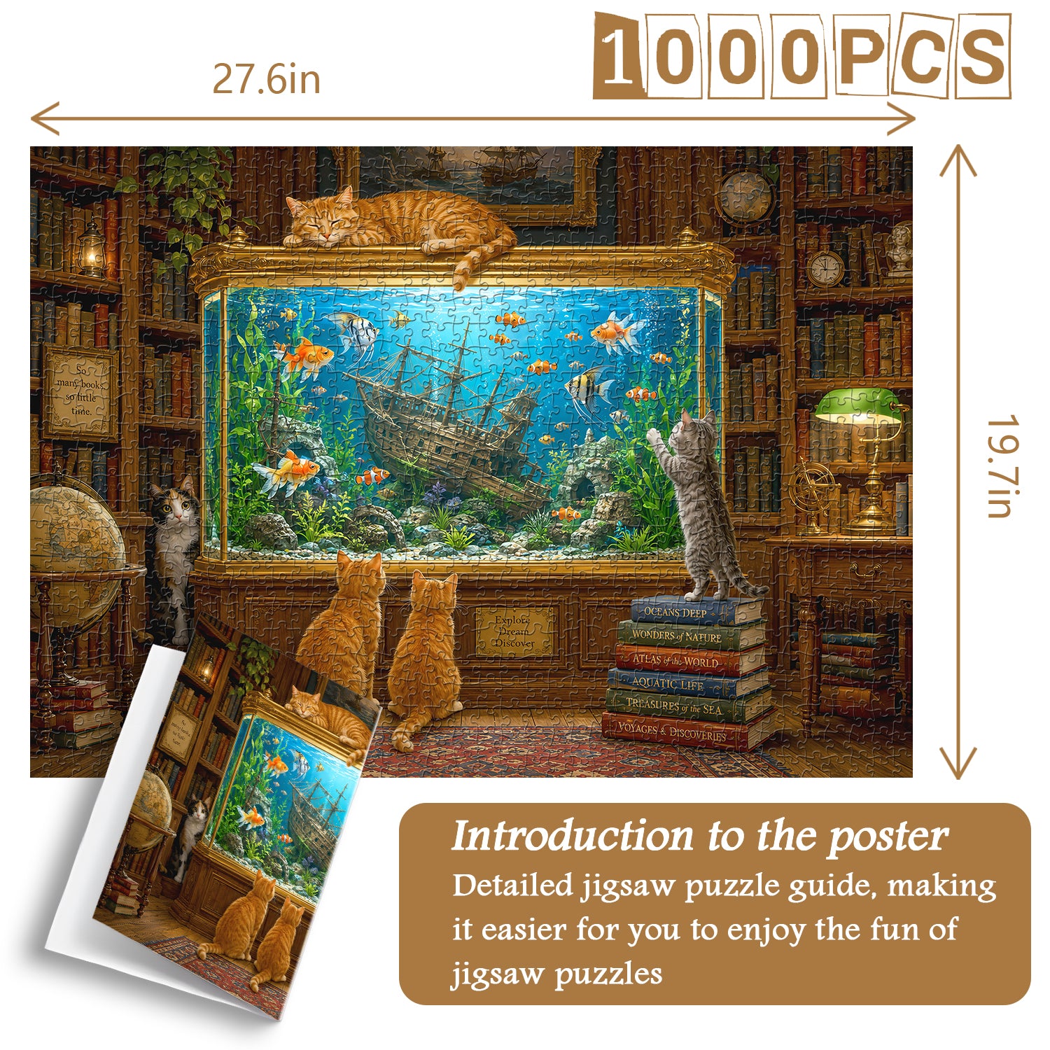 Ocean Tales Library Jigsaw Puzzle 1000 Piece