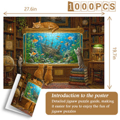Ocean Tales Library Jigsaw Puzzle 1000 Piece