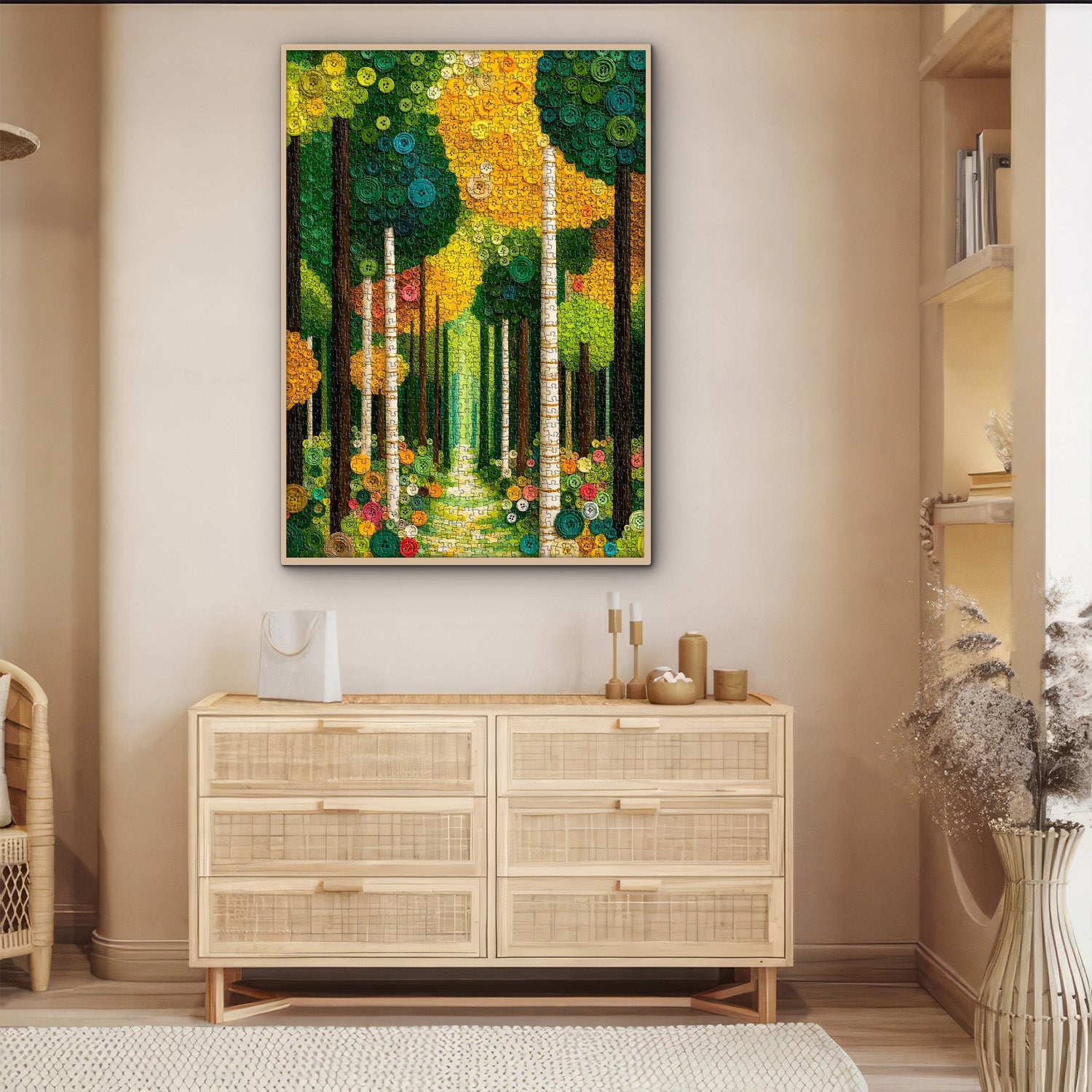 Sunlit Path Jigsaw Puzzle 1000 Pieces