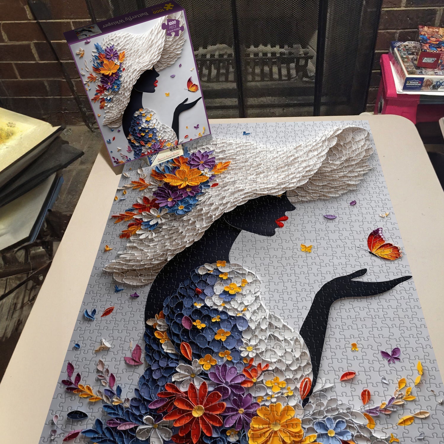 Butterfly Whisper Jigsaw Puzzle 1000 Pieces