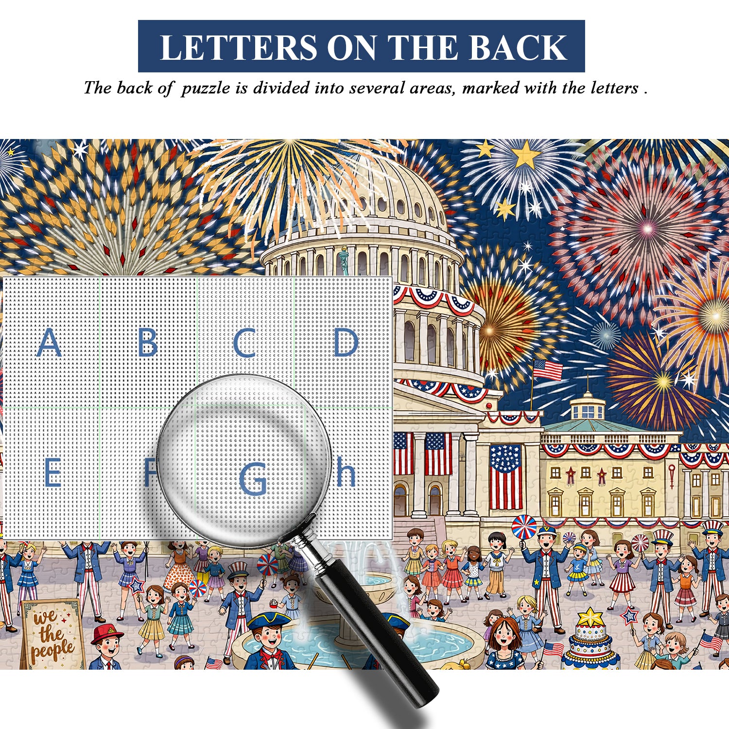 Fireworks & Freedom Jigsaw Puzzle 1000 Pieces