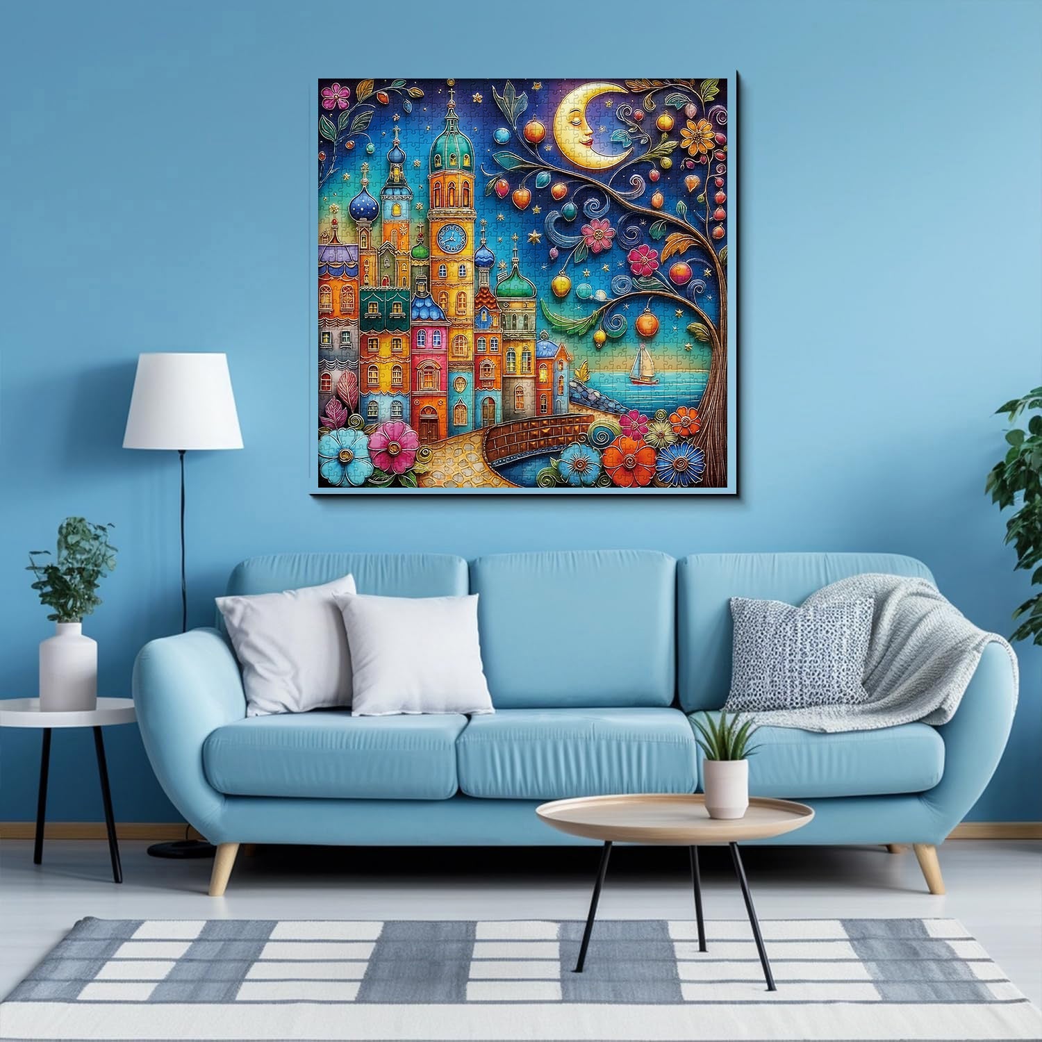 Fantasy Town Jigsaw Puzzle 1000 Pieces