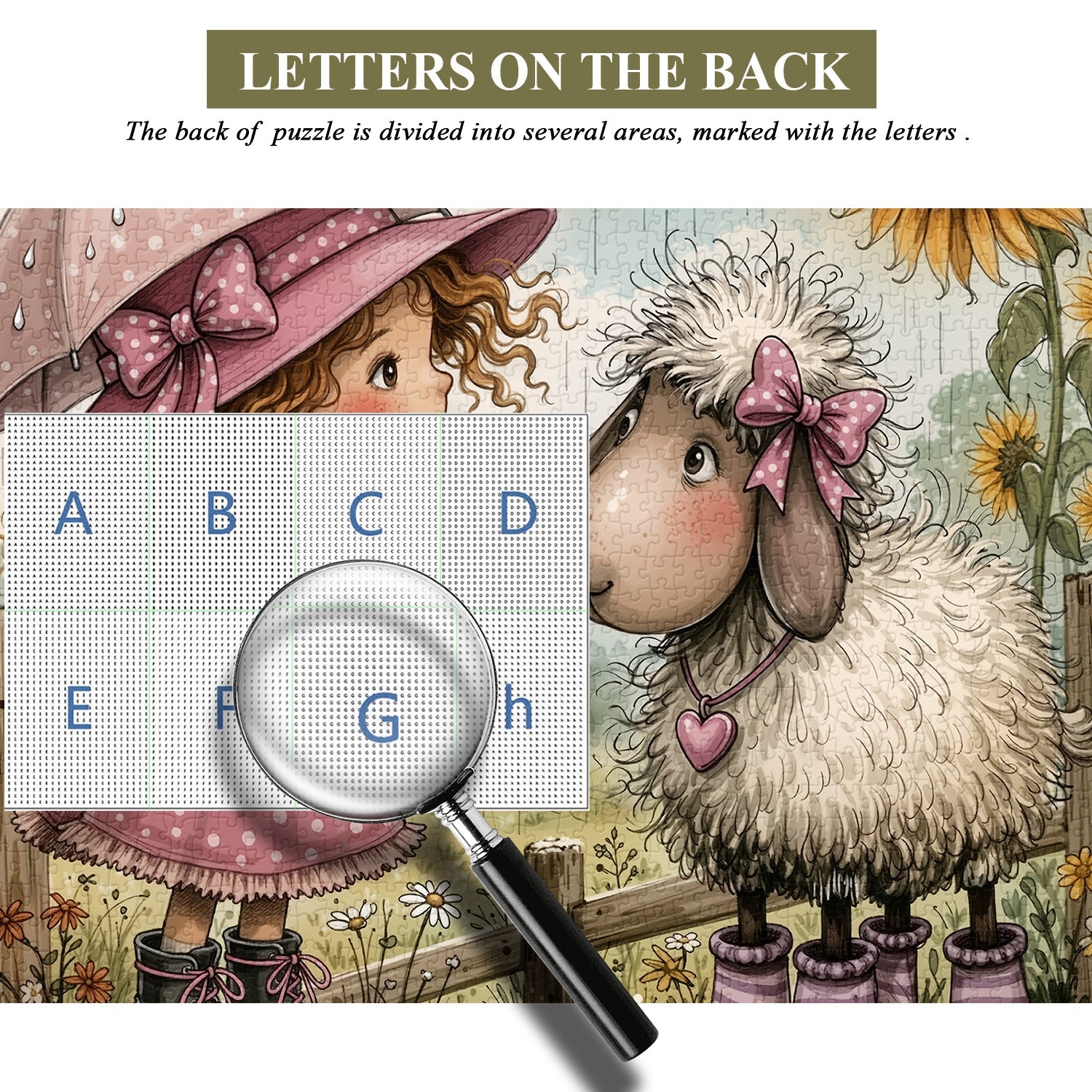 Sheepish Smile Jigsaw Puzzle 1000 Pieces
