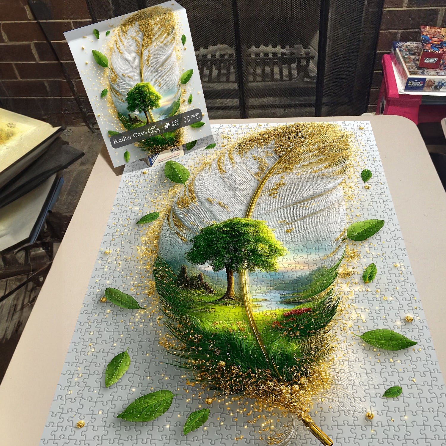 Feather Oasis Jigsaw Puzzle 1000 Pieces