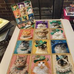 Vintage Cat Collection Jigsaw Puzzle 1000 Pieces