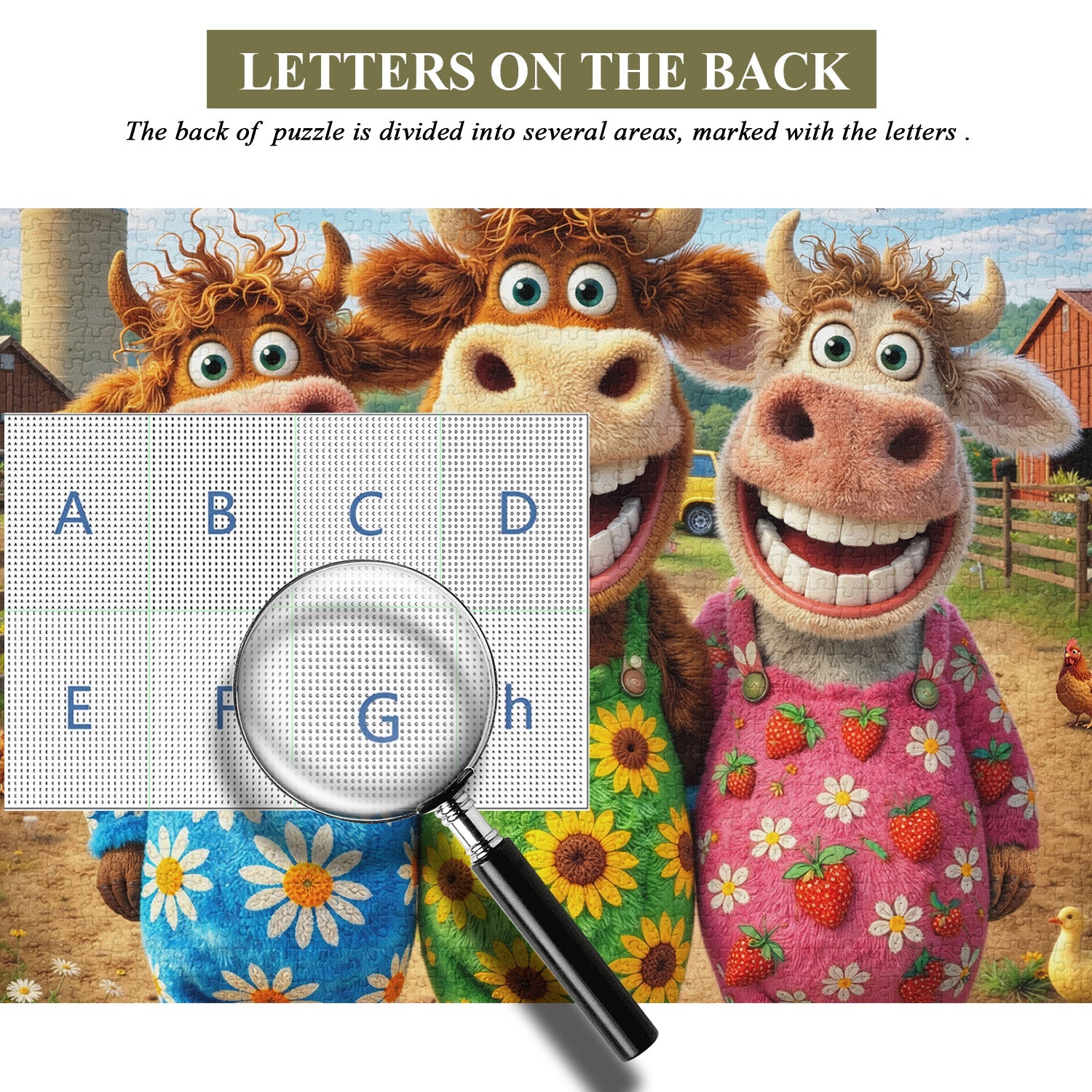 Happy Farm Friends Jigsaw Puzzle 1000 Pieces