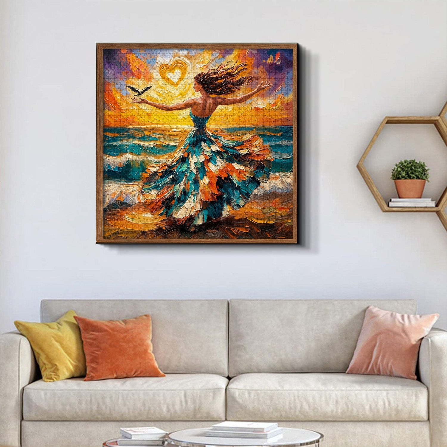 Sunset Embrace Jigsaw Puzzle 1000 Pieces