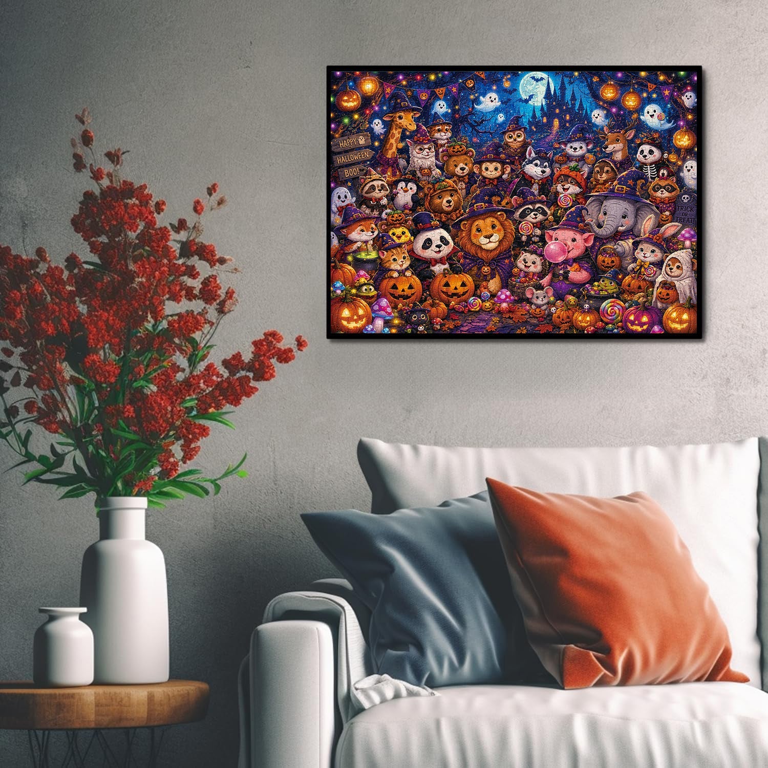 Animal Carnival Night Jigsaw Puzzle 1000 Piece