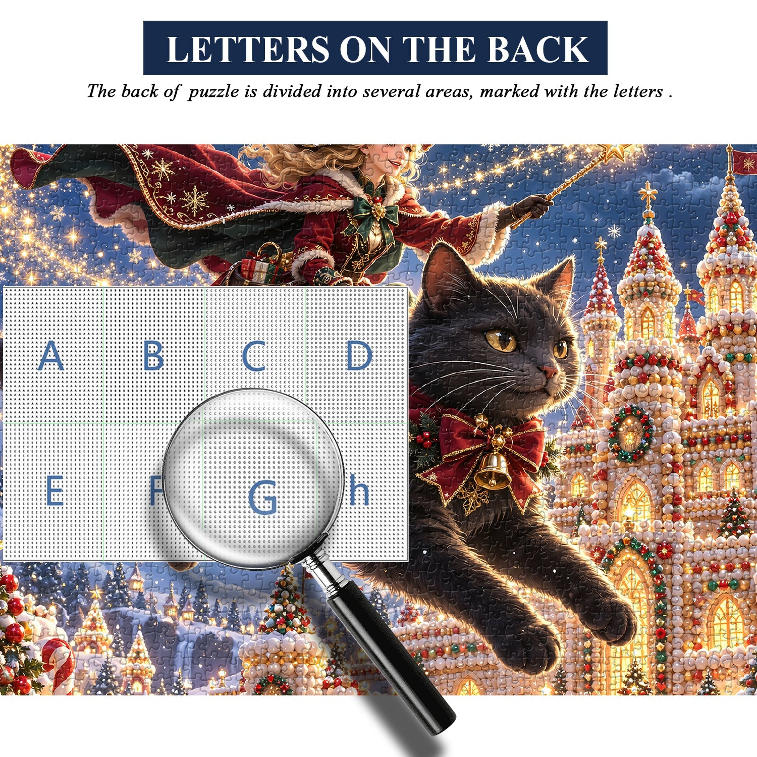 Cat’s Christmas Flight Jigsaw Puzzle 1000 Piece