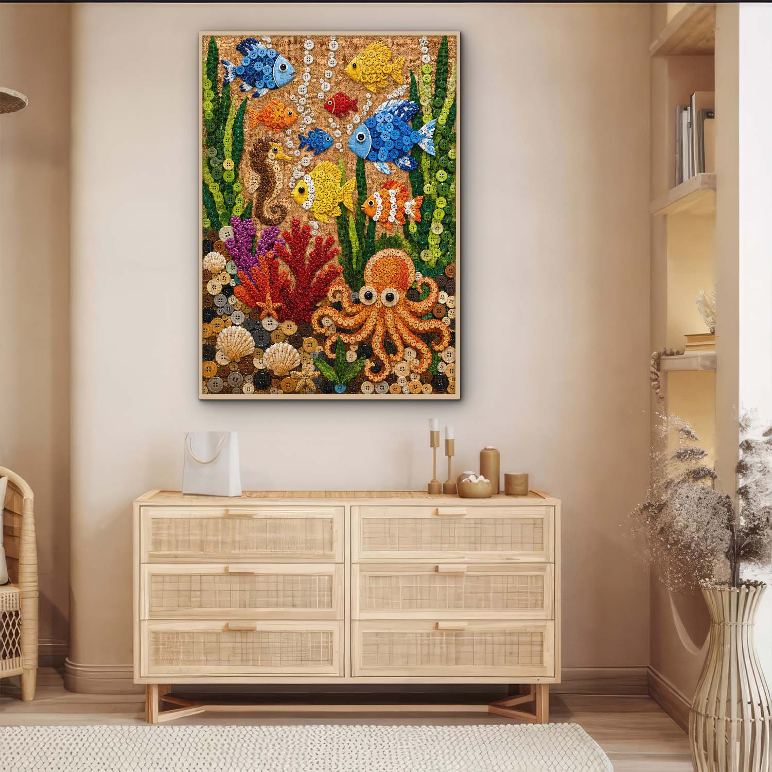Button Sea Life Jigsaw Puzzle 1000 Pieces