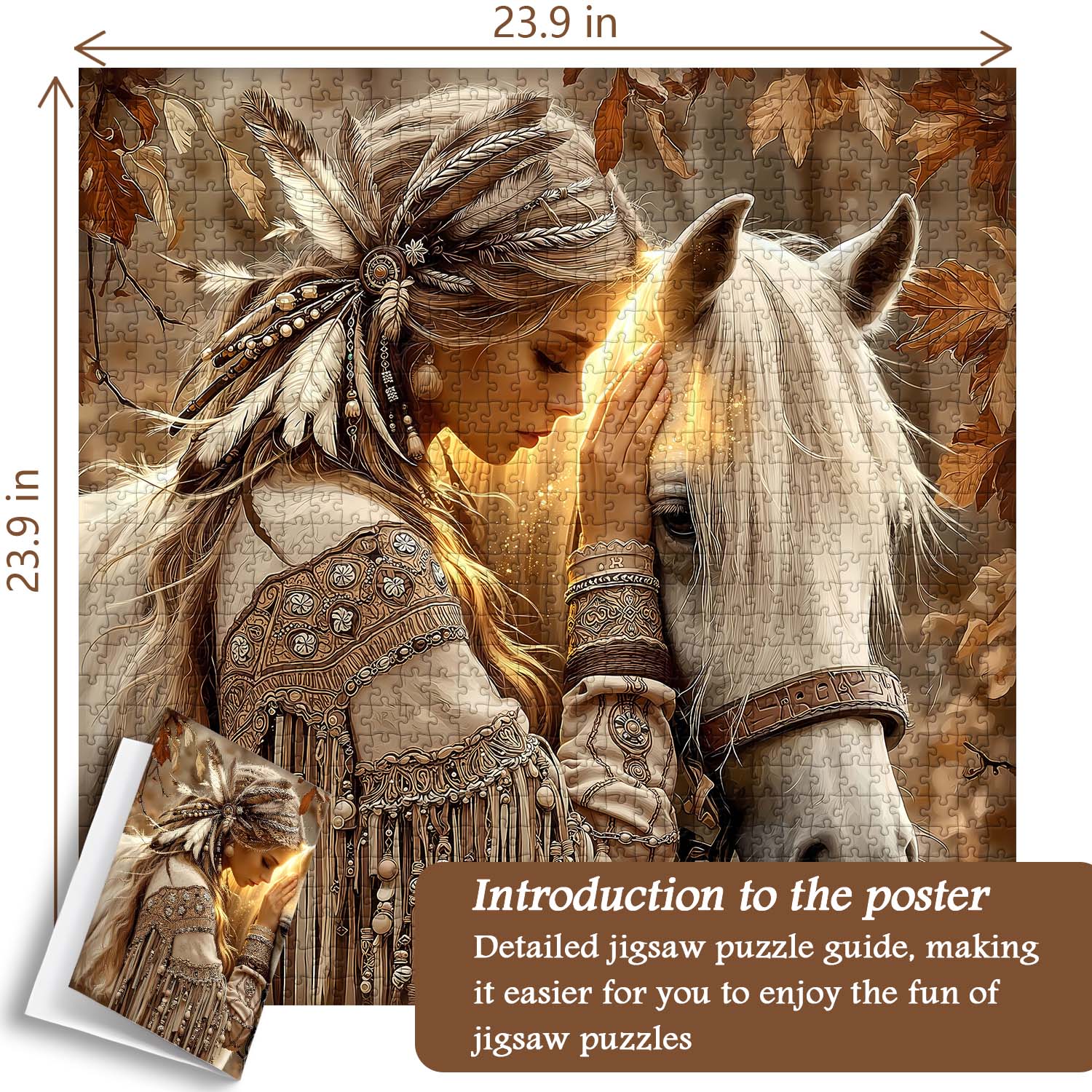 Maiden’s White Horse Jigsaw Puzzle 1000 Pieces