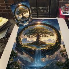 Sky World Tree Jigsaw Puzzle 1000 Piece