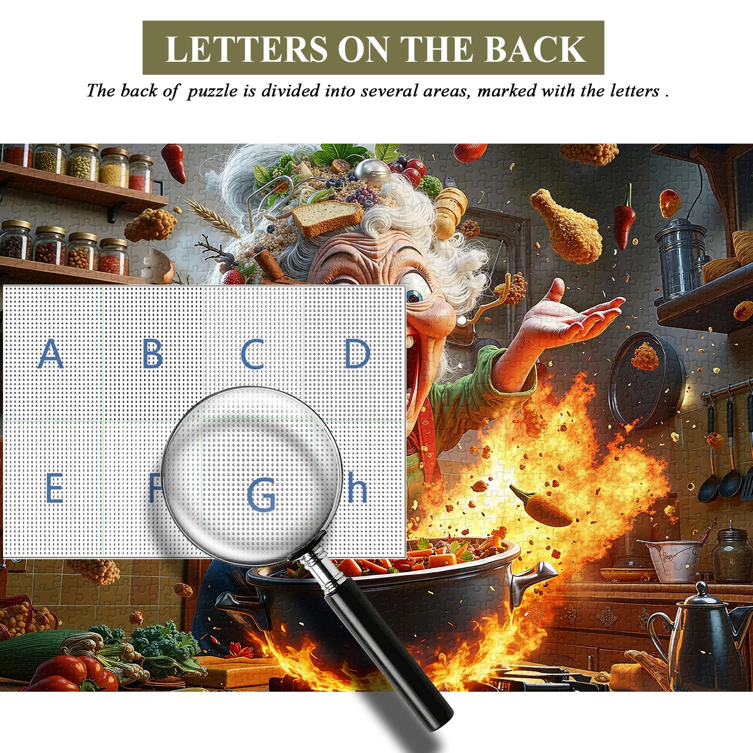 Hot & Spicy Kitchen Jigsaw Puzzle 1000 Pieces