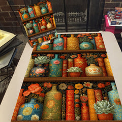 Blooming Bookshelf Jigsaw Puzzle 1000 Pieces
