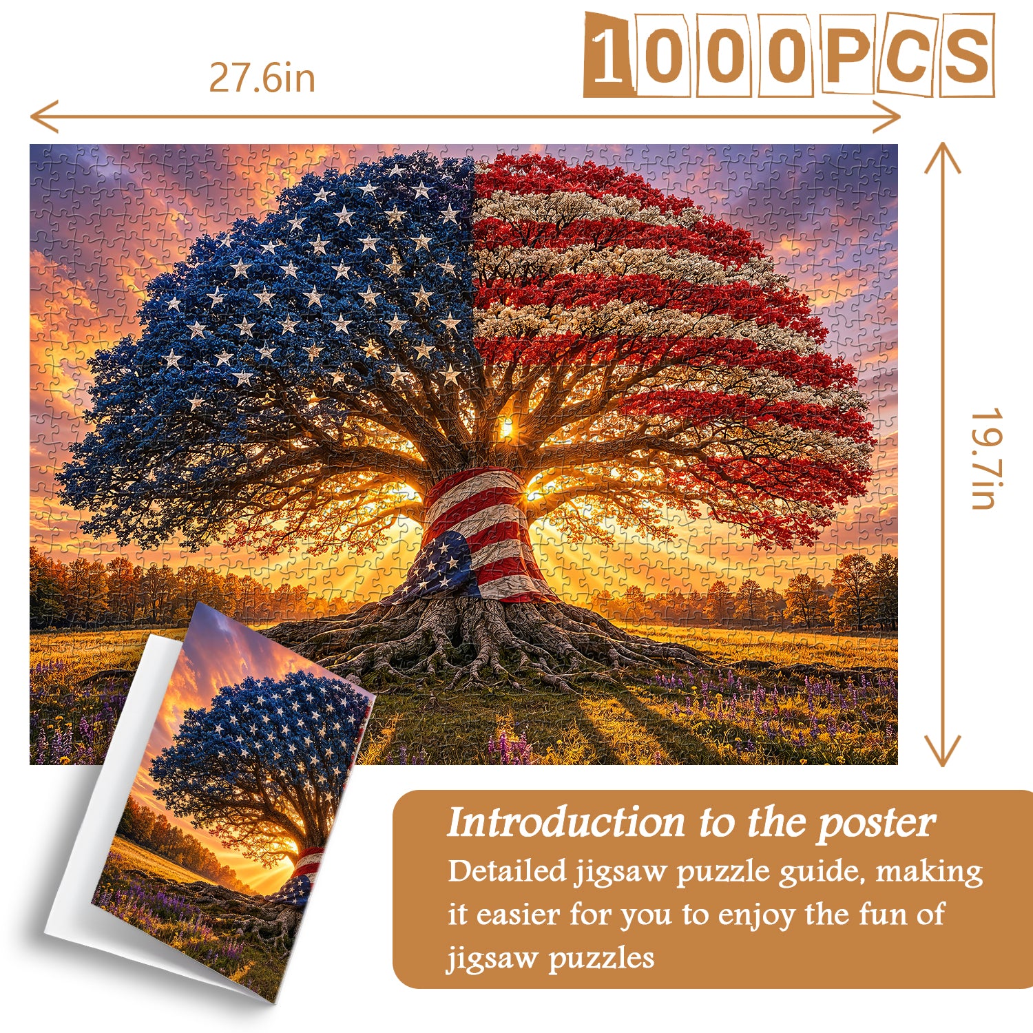 Liberty Root Oak Jigsaw Puzzle 1000 Piece