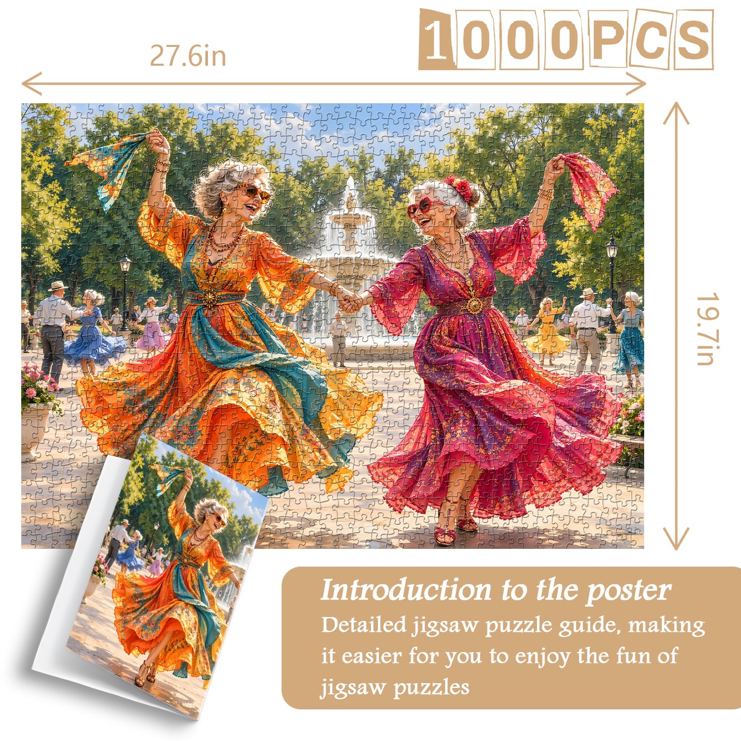Dancing Through Life Jigsaw Puzzle 1000 Pieces
